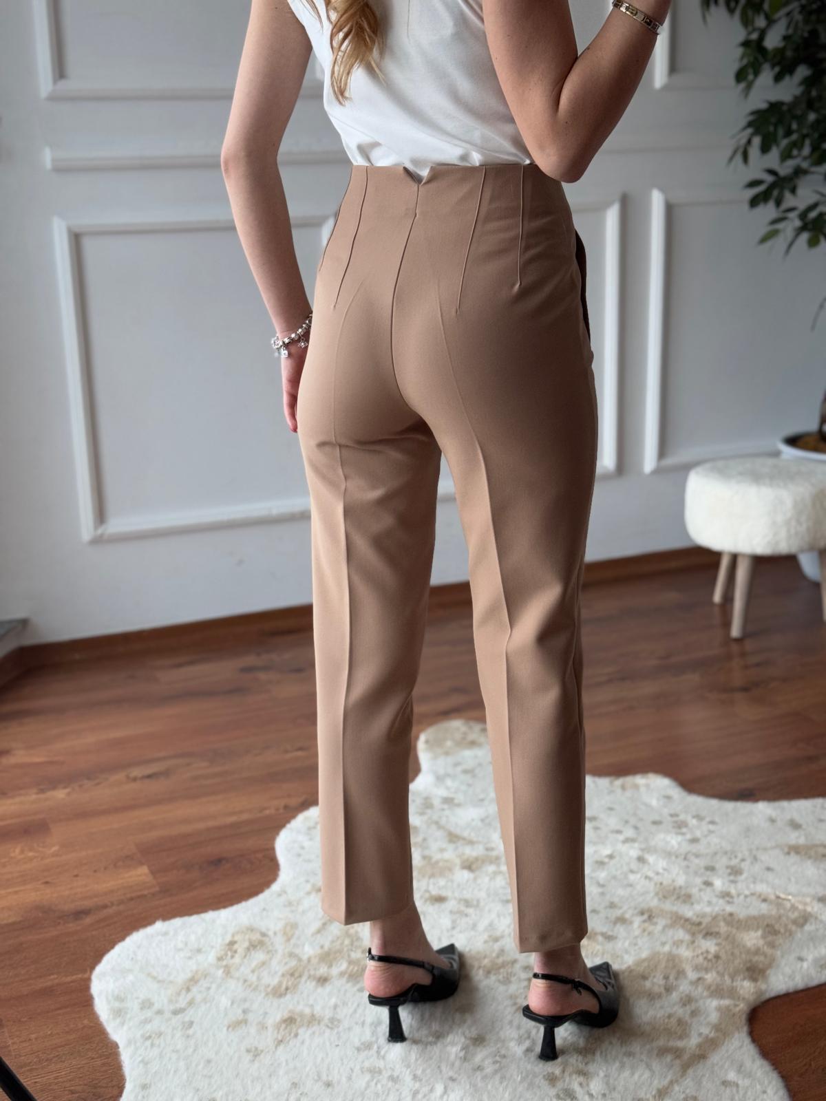 Önü Flotalı Pantolon 5113 Camel