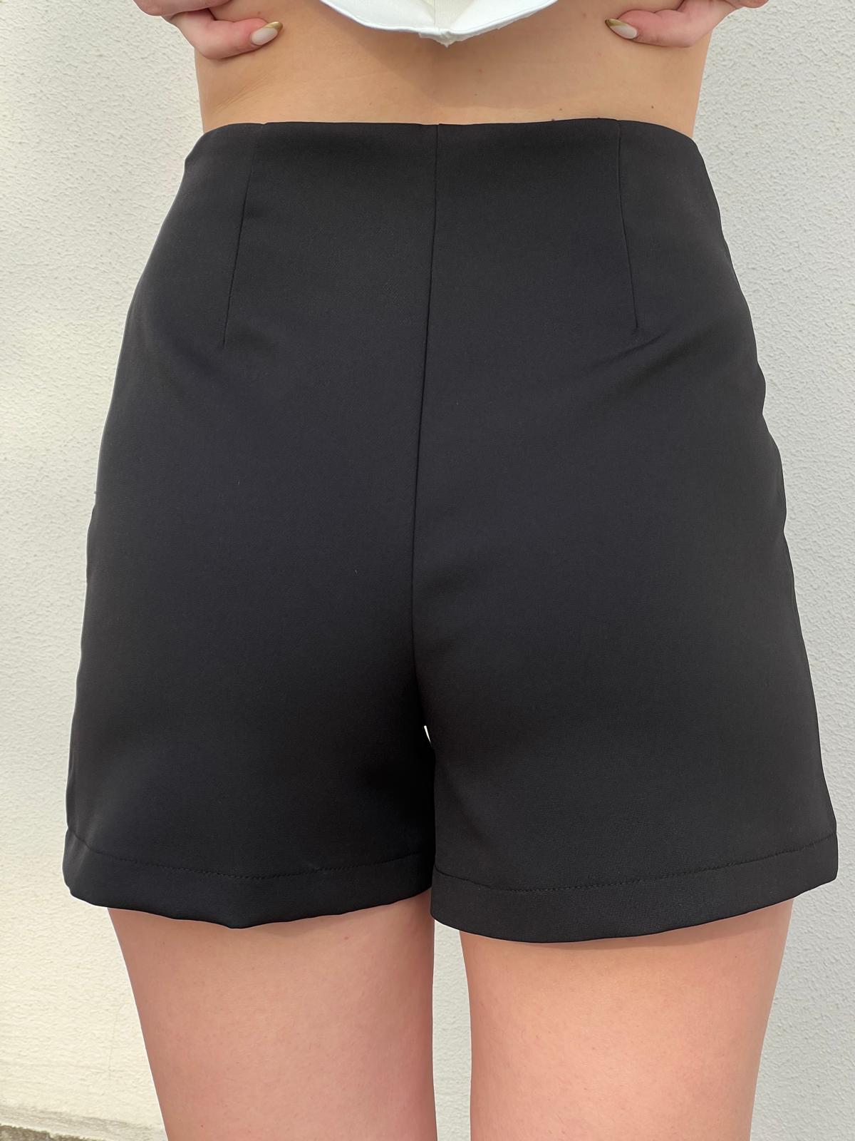 Önü Üçgen Şort 2416224 Siyah