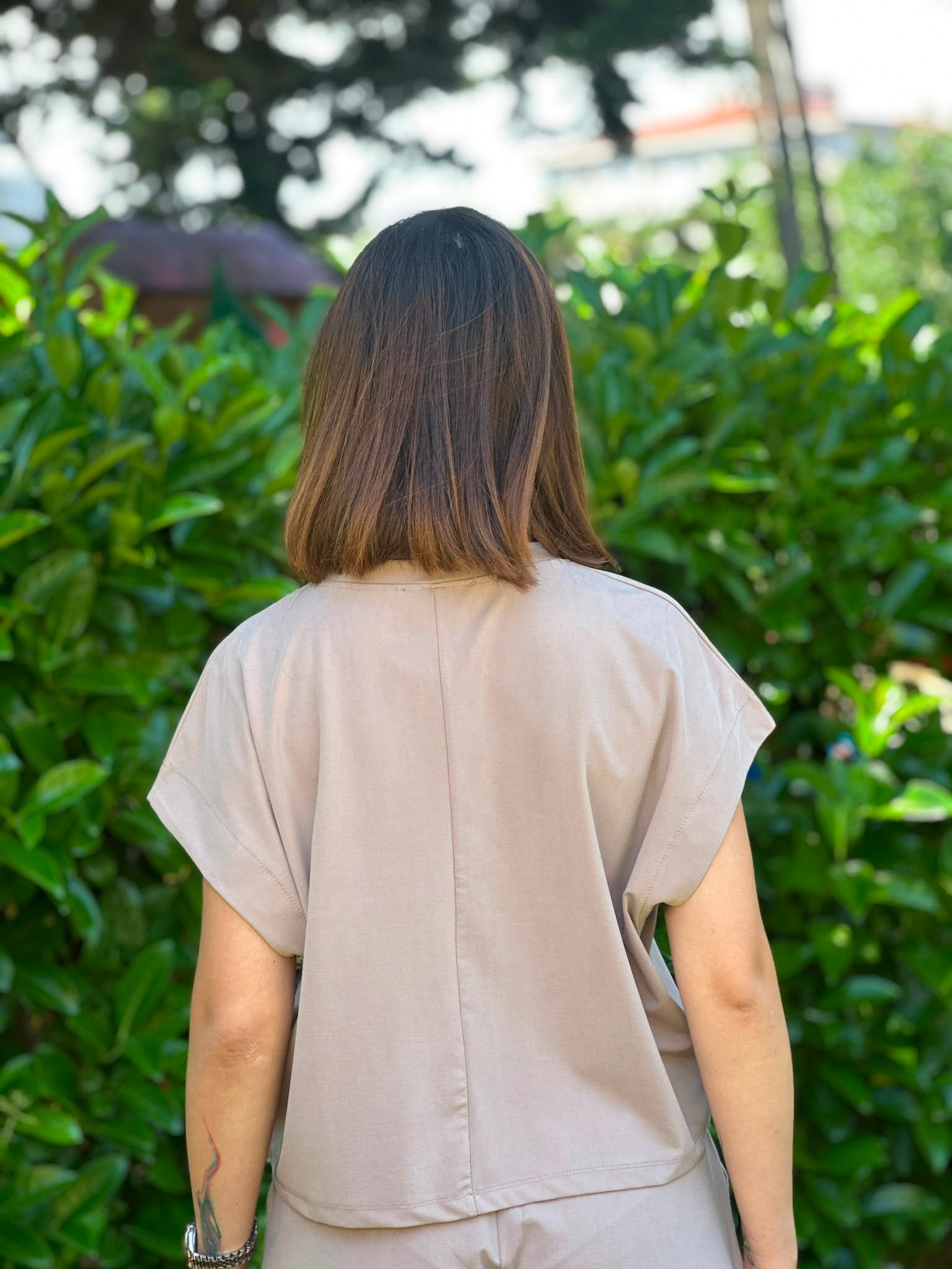 Oysho Şort Tshirt Takım 257247 Vizon