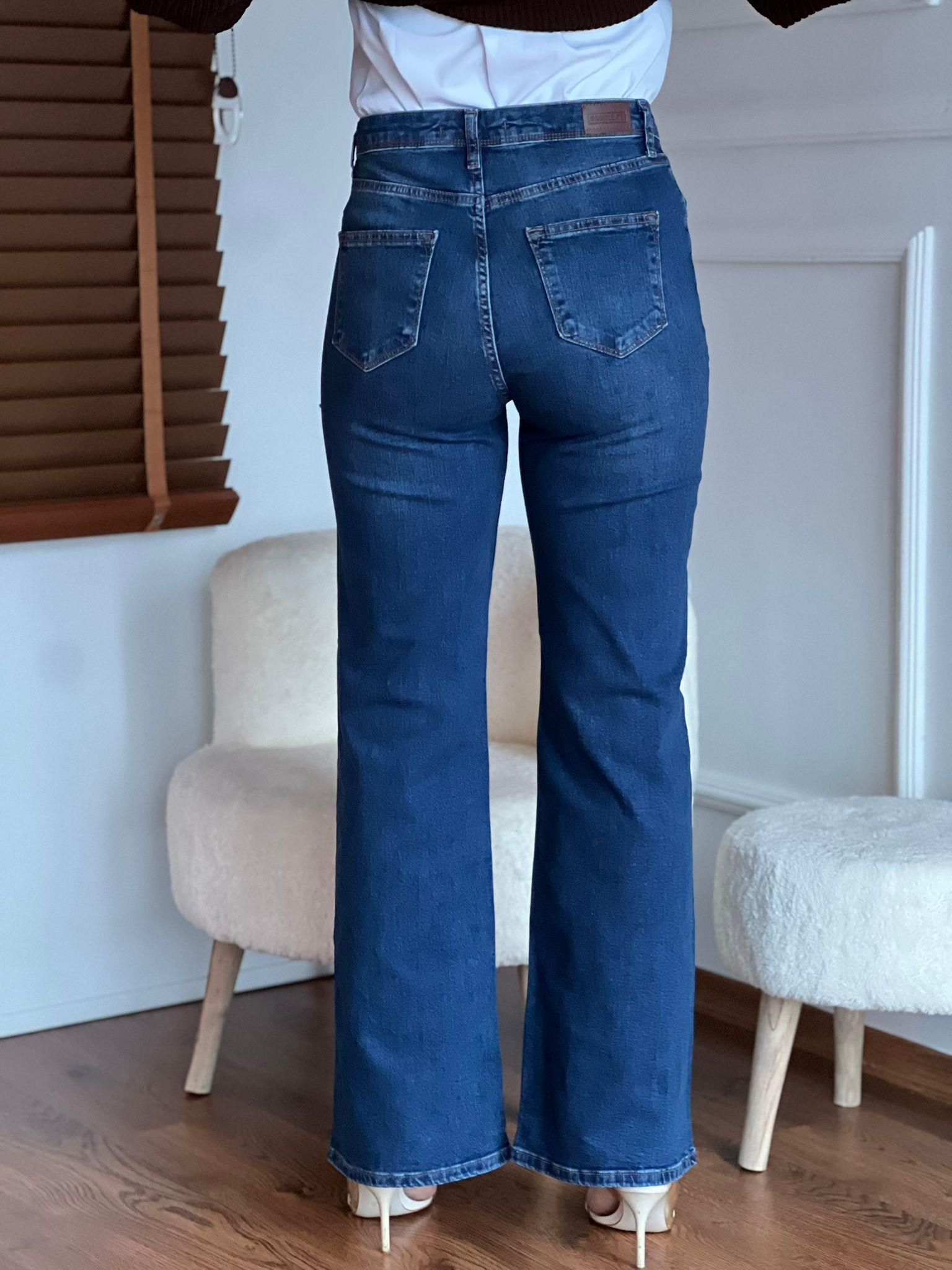 Palazzo Kot Pantolon 2190 Mavi