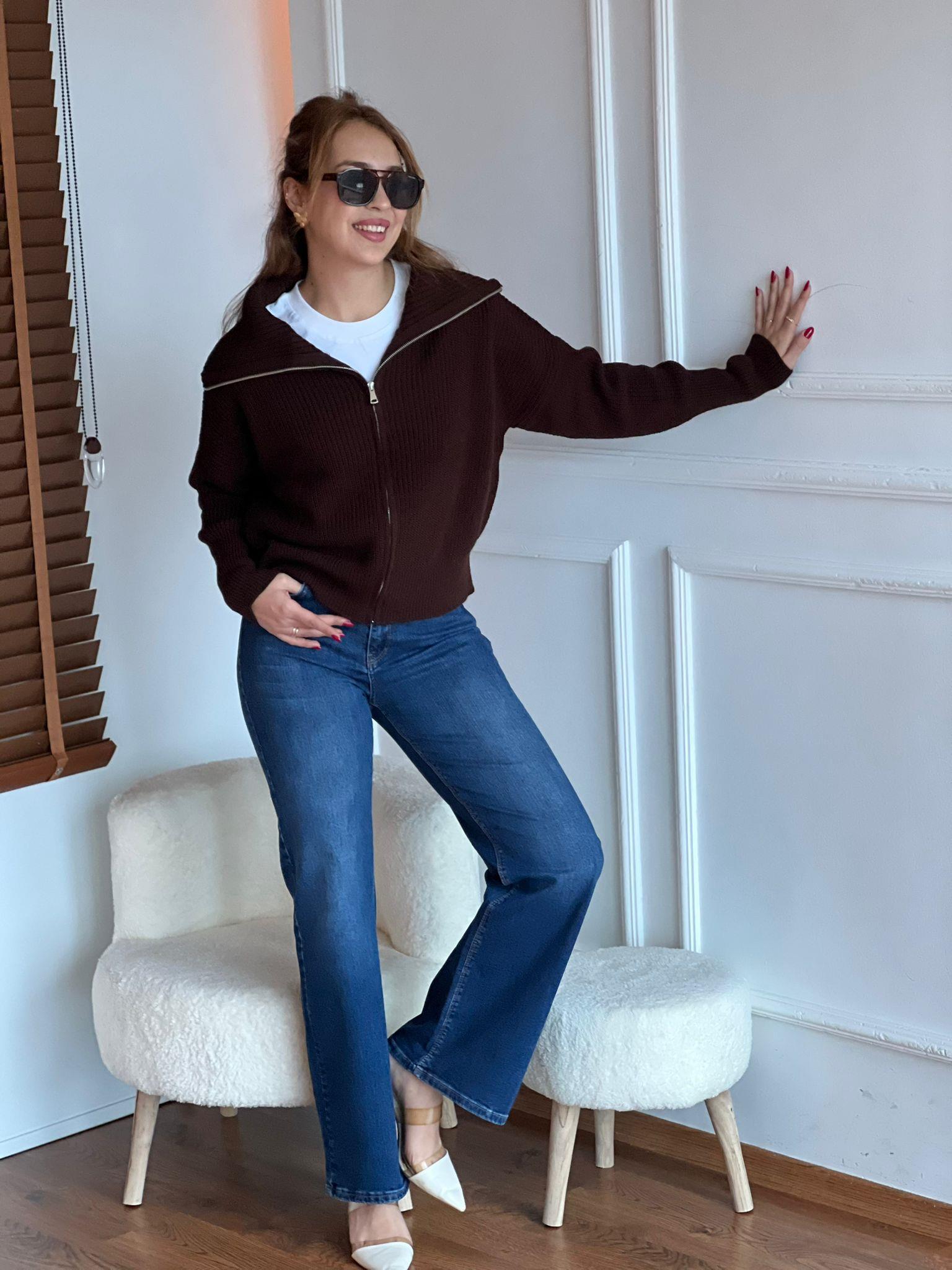 Palazzo Kot Pantolon 2190 Mavi