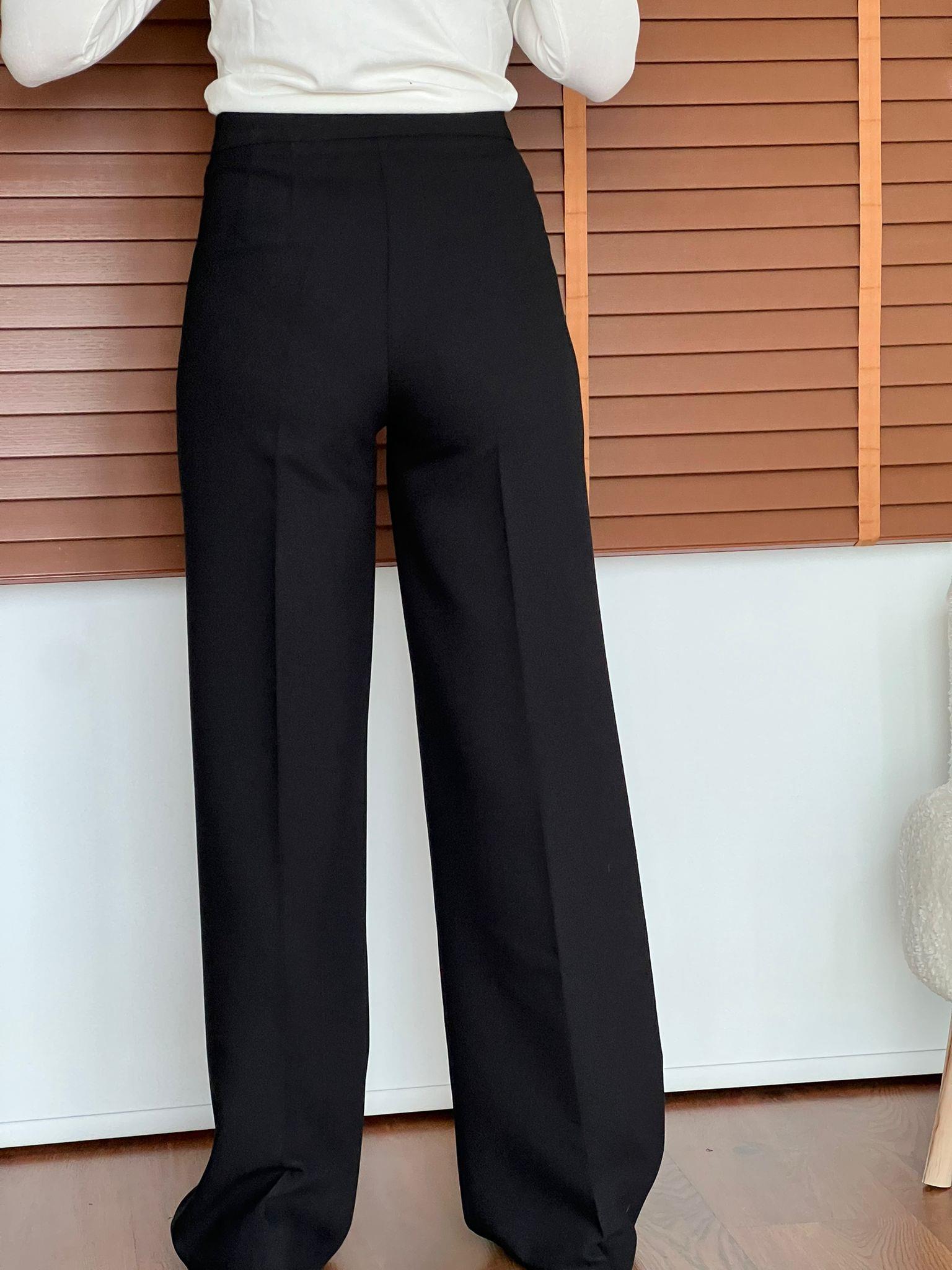 Palazzo Pantolon U5156 Siyah