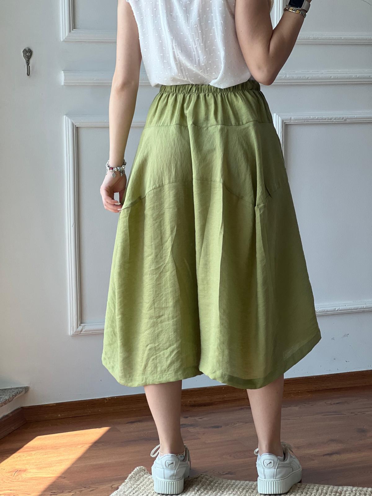 Pantolon Etek 28460 Yeşil