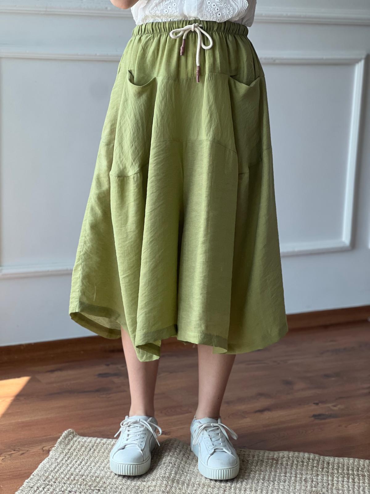 Pantolon Etek 28460 Yeşil