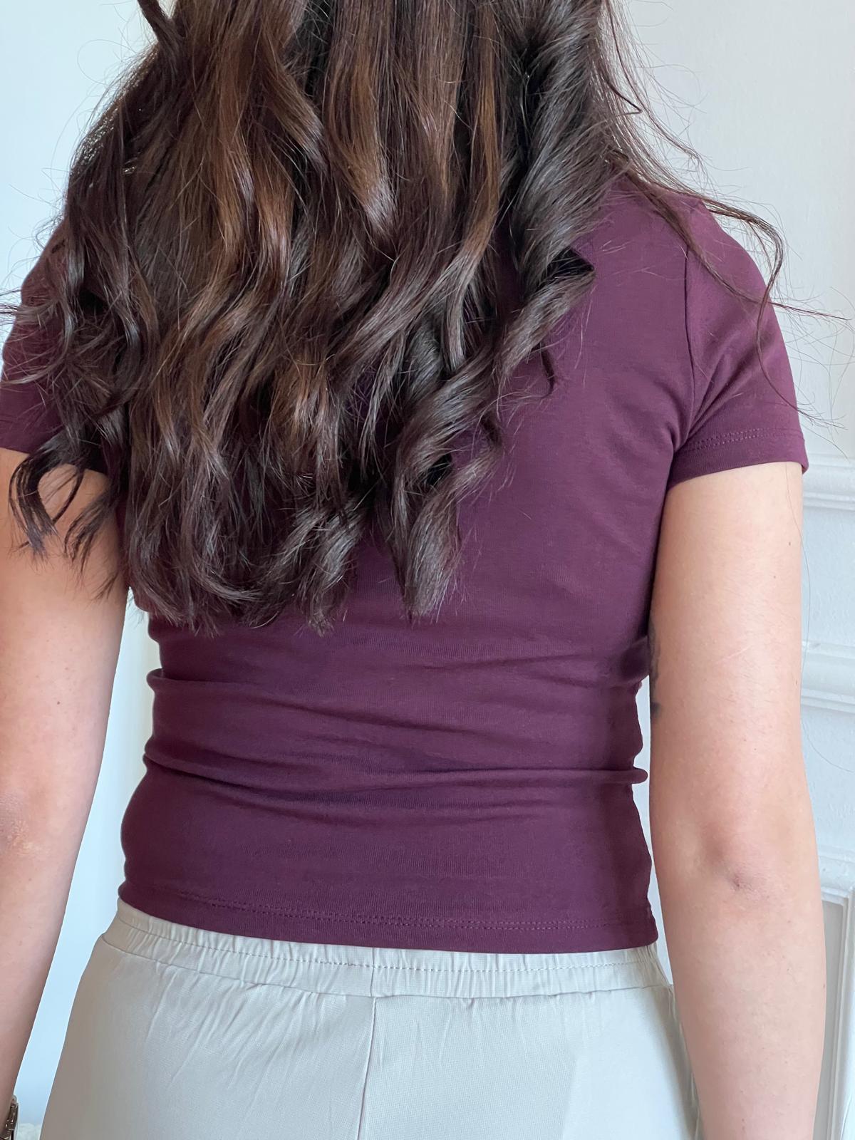 Polo Yaka Tshirt 240001 Mürdüm