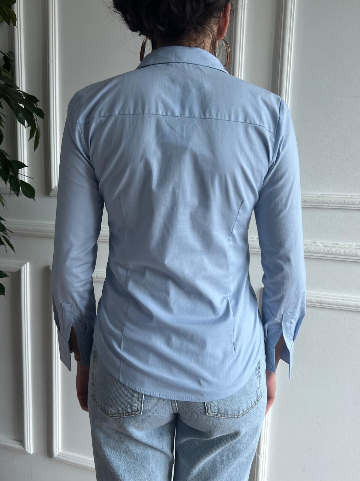 Poplin Gömlek 018 Mavi