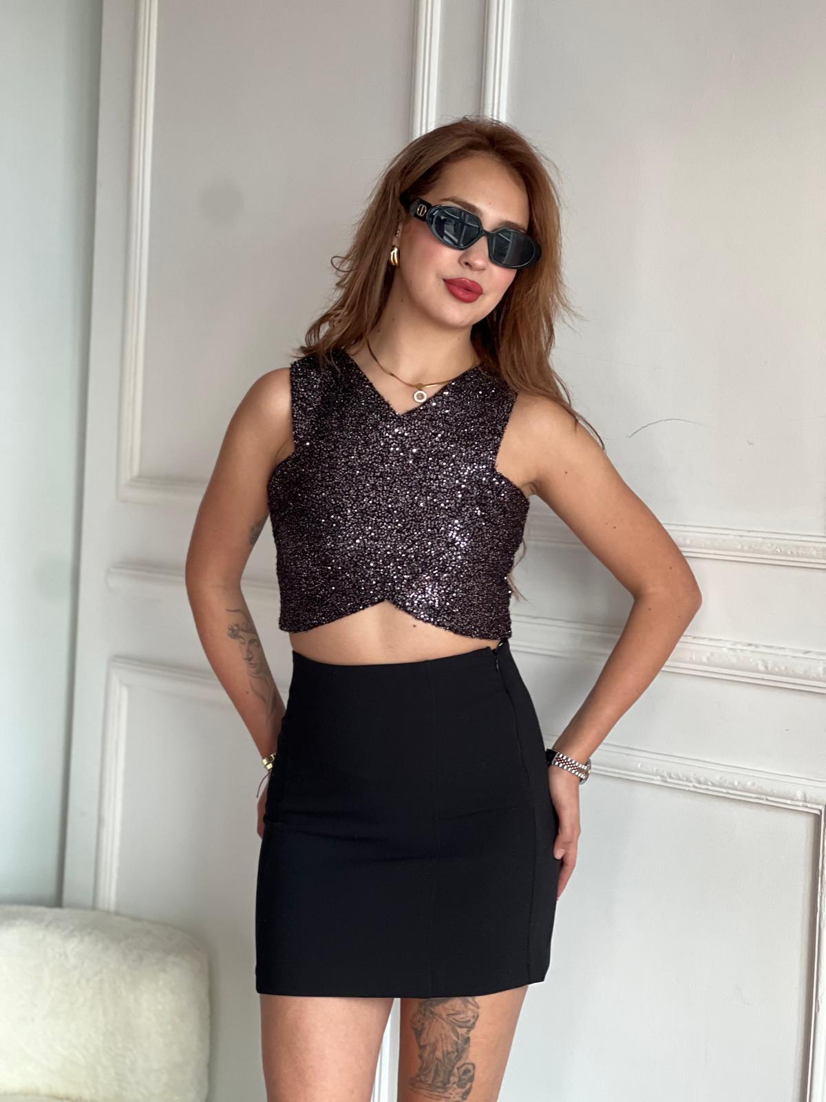 Pullu Büstiyer 28277 Siyah