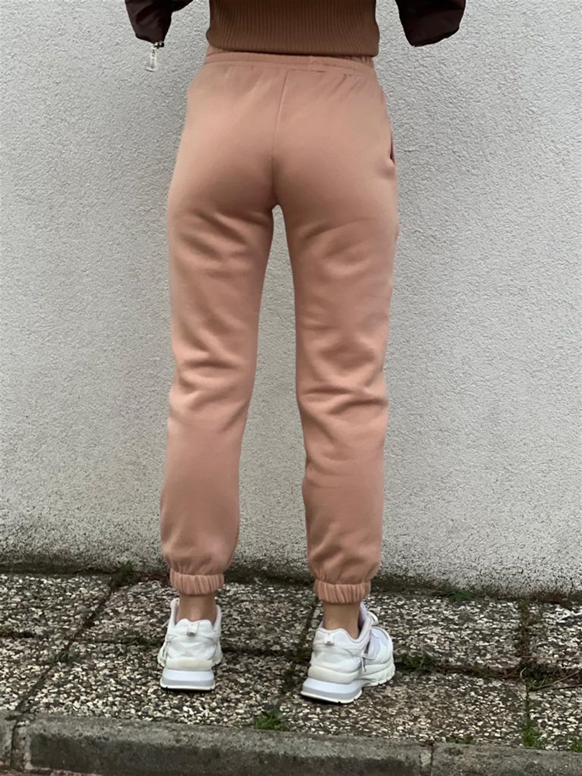 Ribanalı Biyeli Eşofman 3589 Camel