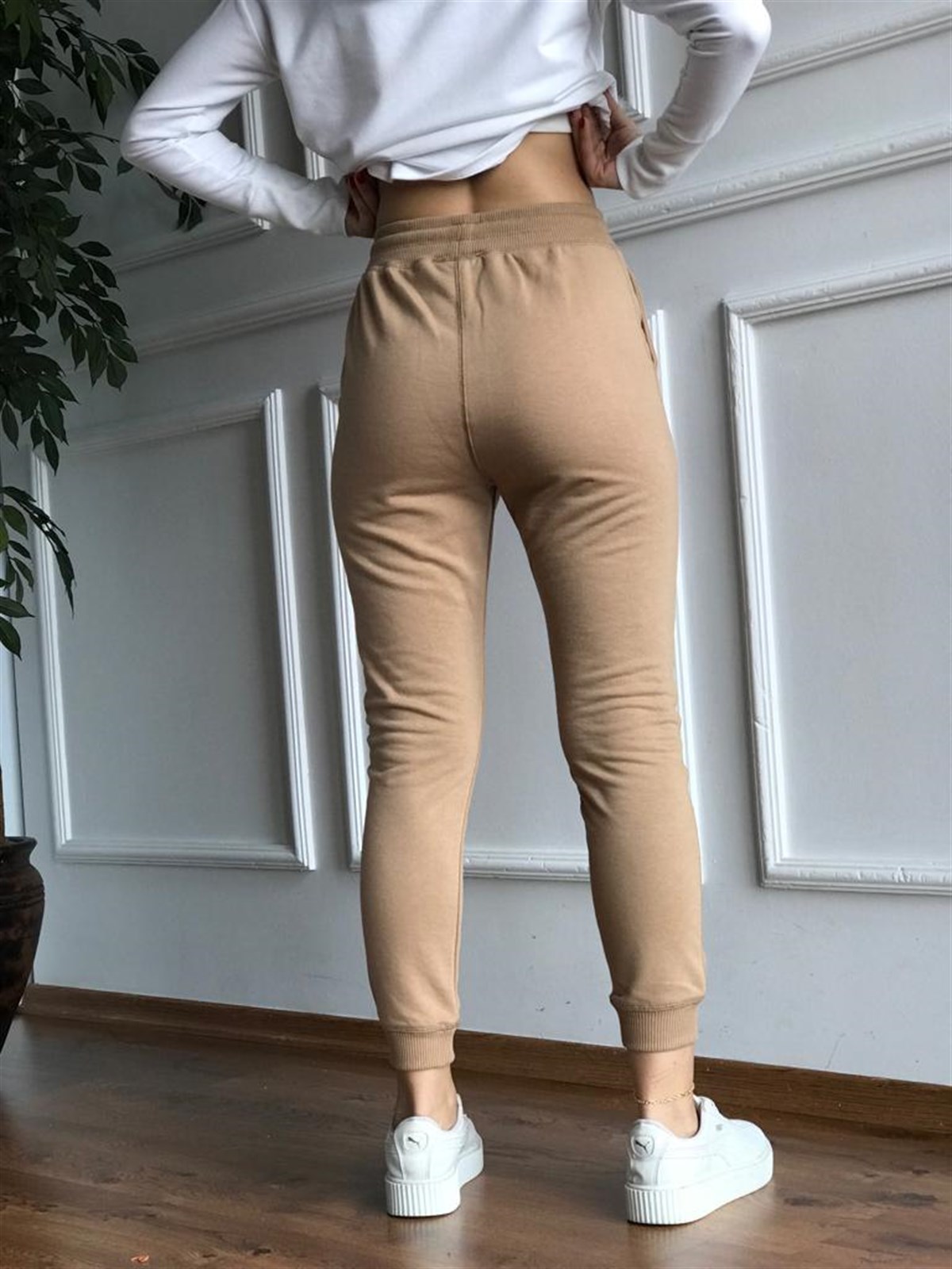 Ribanalı Eşofman 1003 Camel