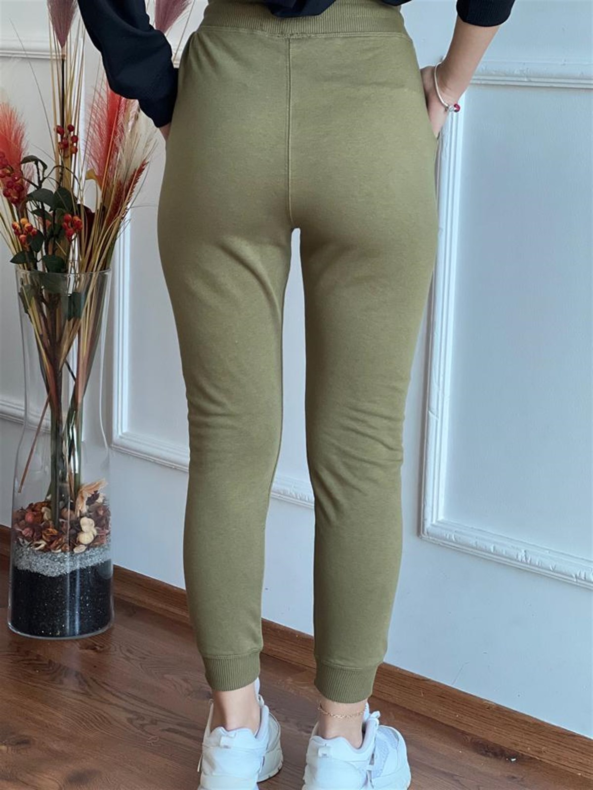 Ribanalı Eşofman 1003 Haki