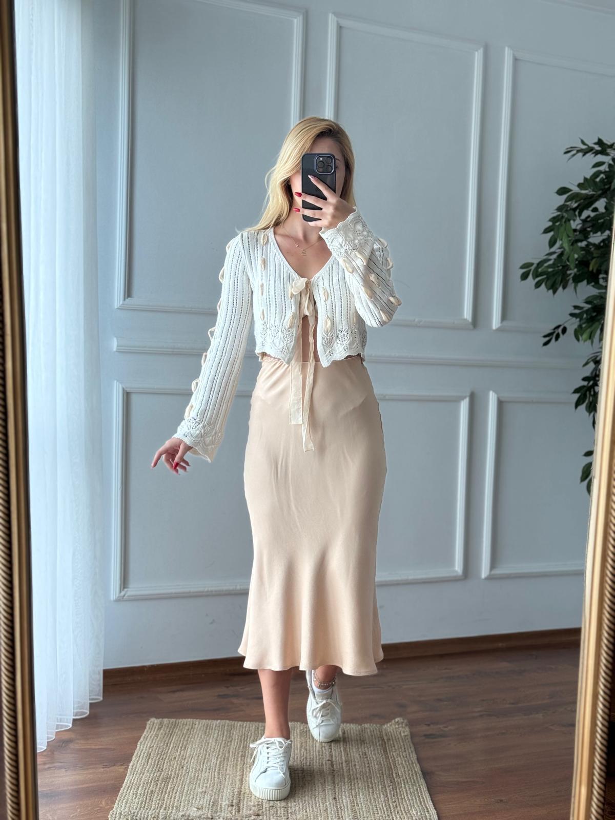 Saten Etek 2416502 Bej