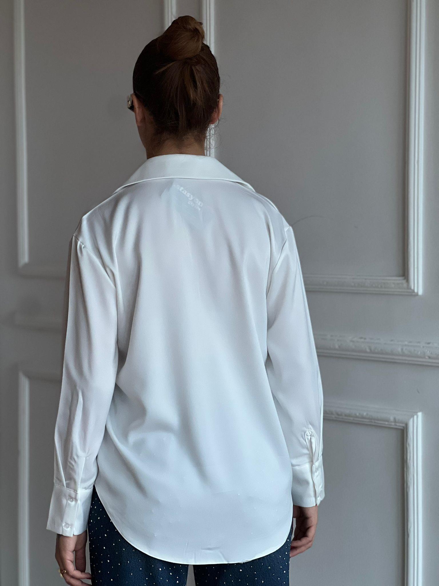 Saten Gömlek 4922 Ekru
