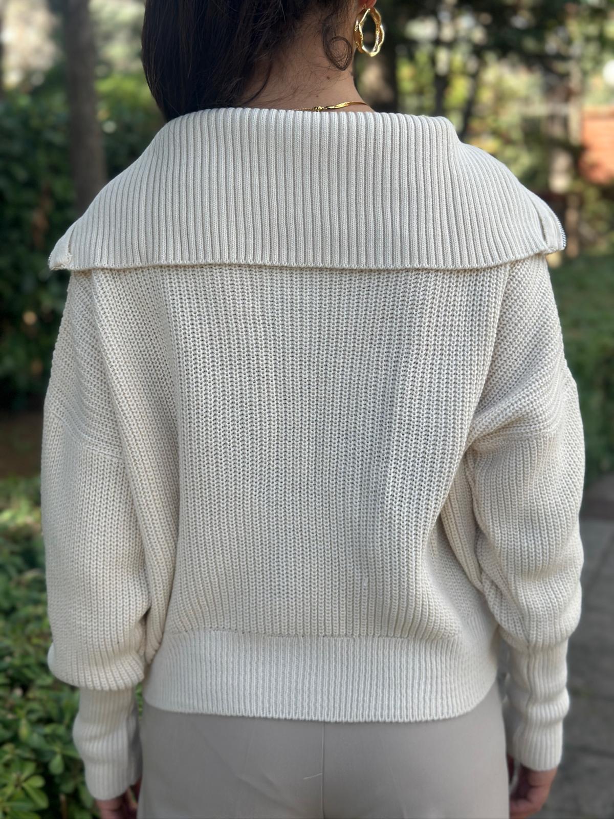 Selanik Fermuarlı Hırka 6624 Taş