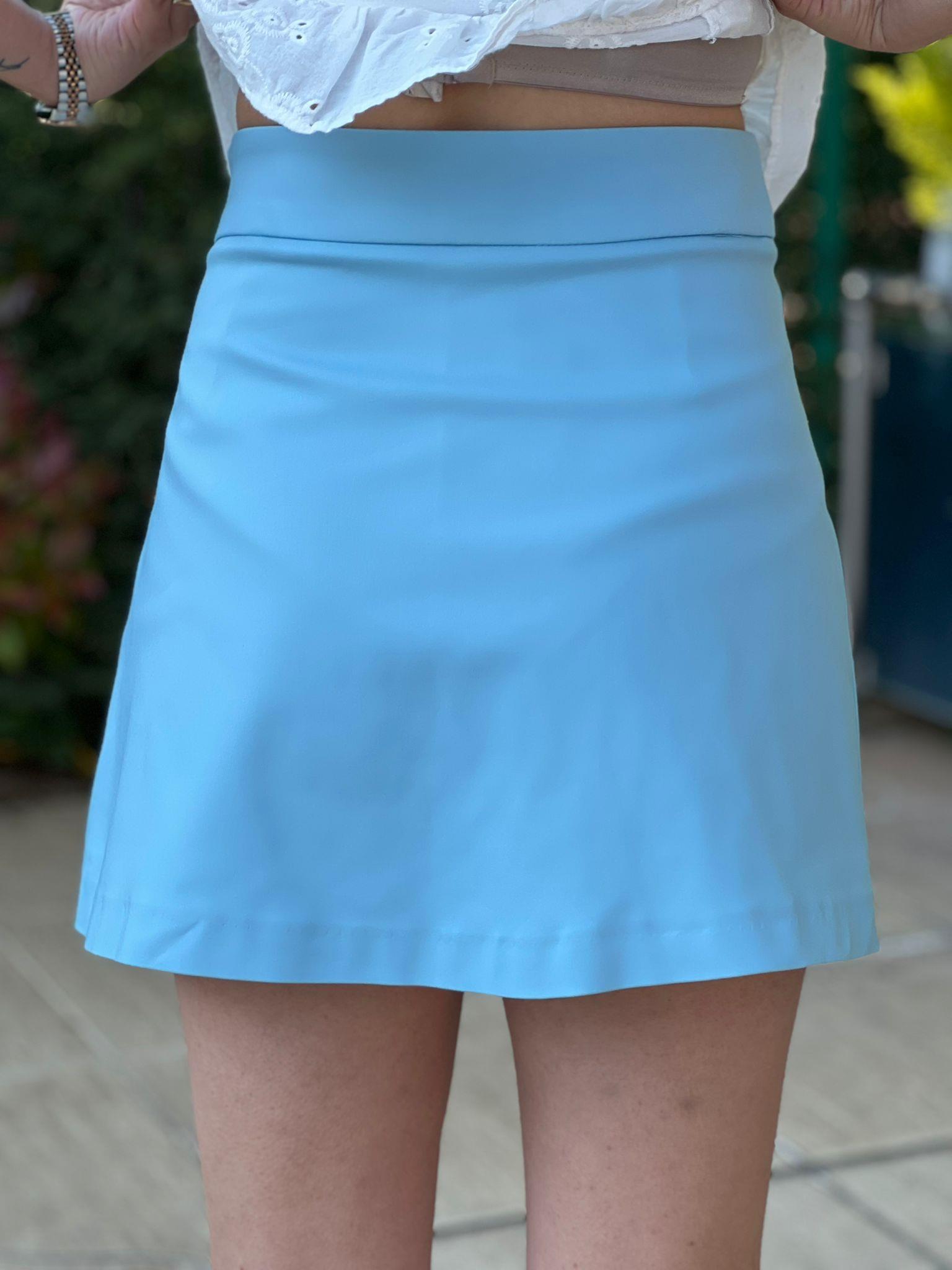 Şort Etek 5179 Bebe Mavisi