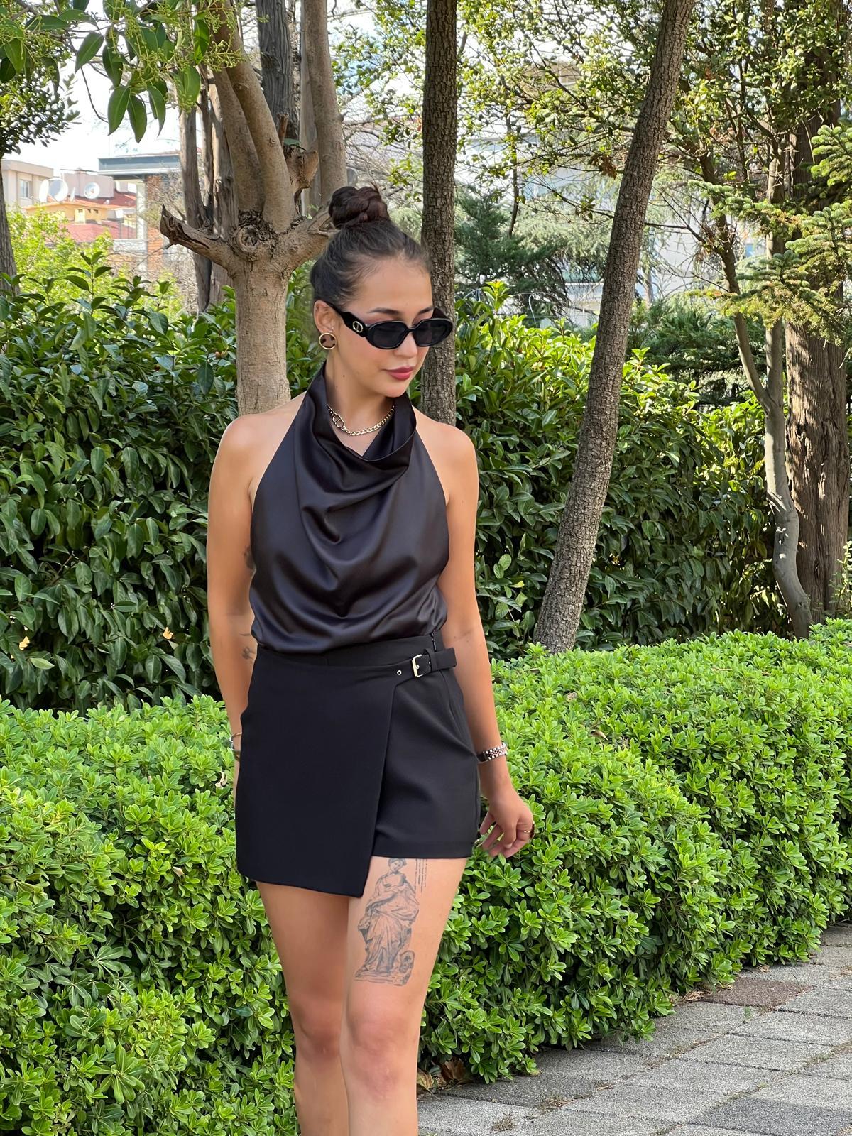 Şort Etek 5195 Siyah