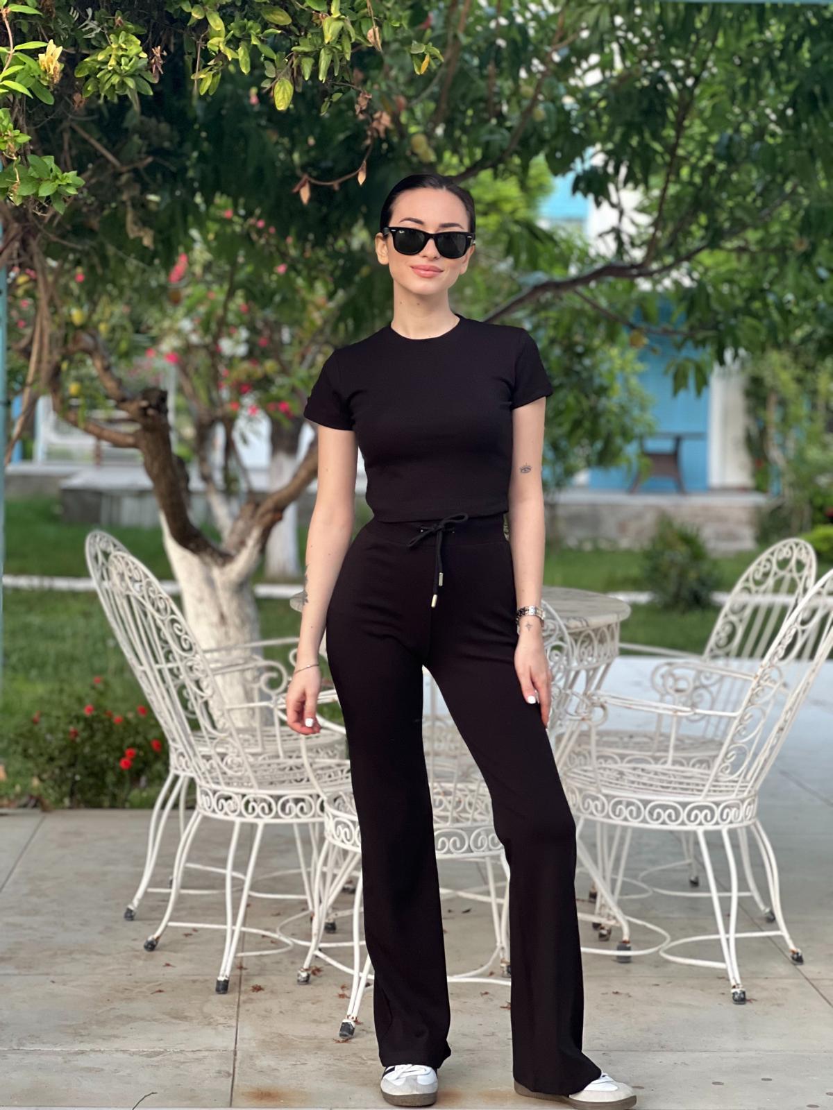 Tshirt Eşofman Takım 251019 Siyah