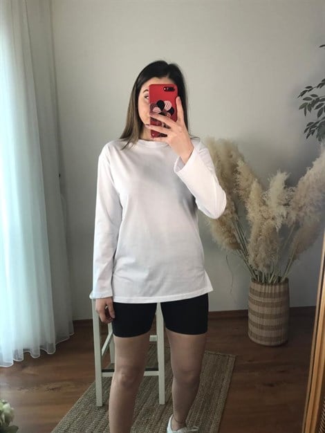 Yanı Yırtmaçlı Bisiklet Yaka 5268 Ekru