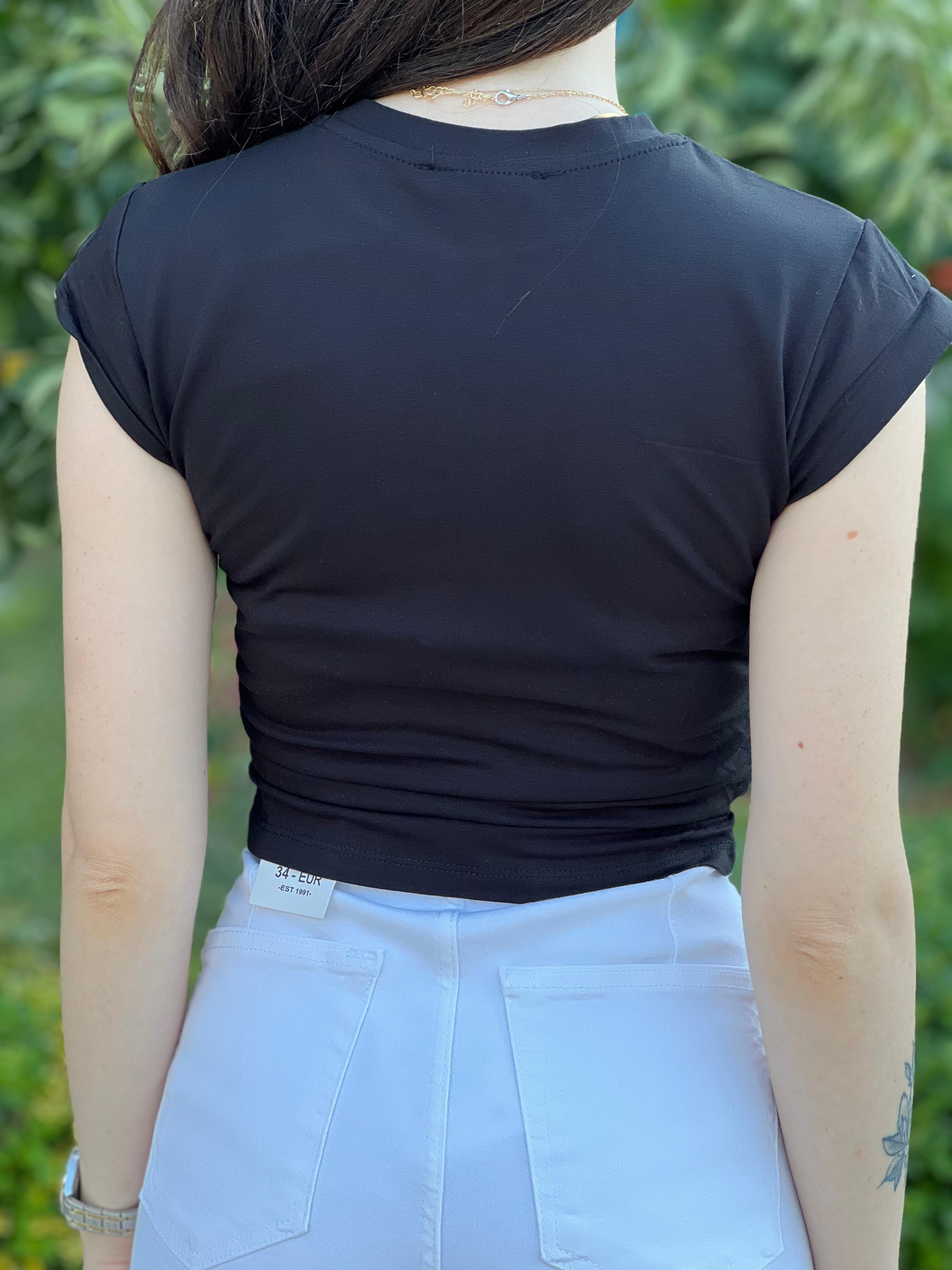 Yanları Büzgü Detaylı Atlet 30899 Siyah