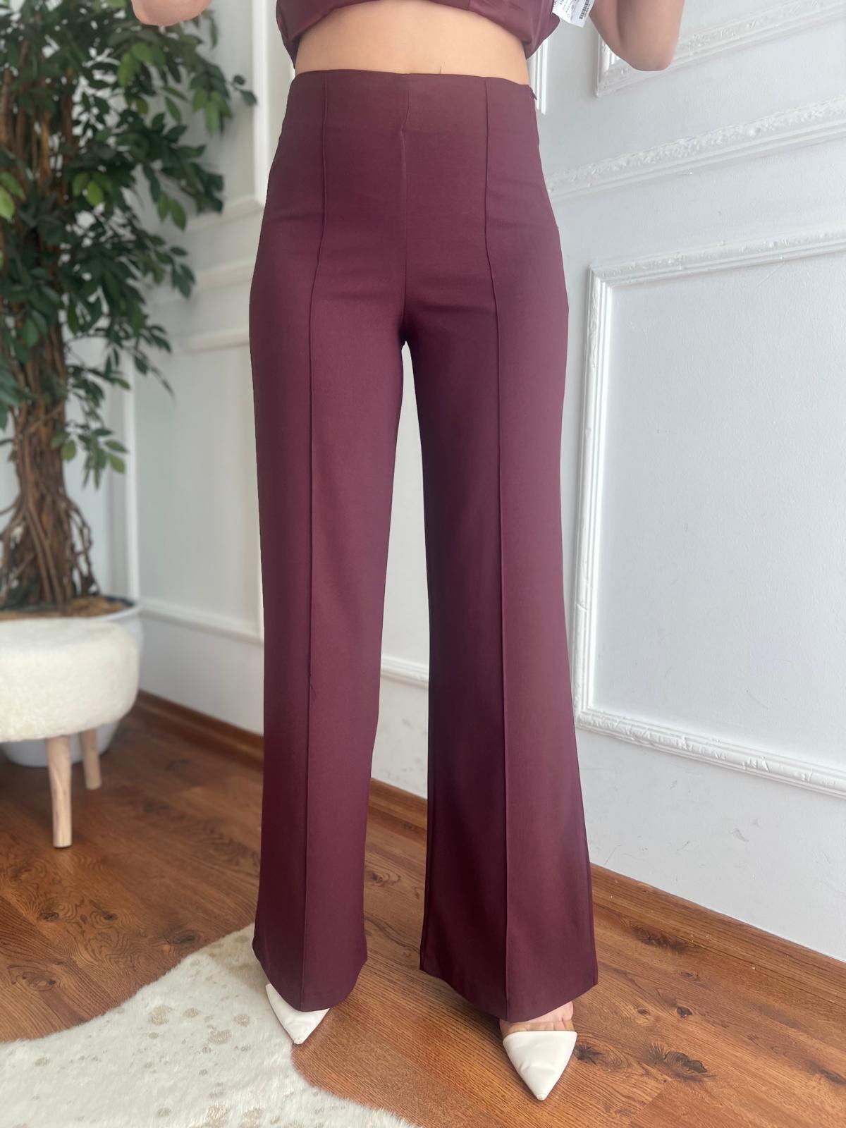 Yelek Pantolon Takım 9193 Bordo