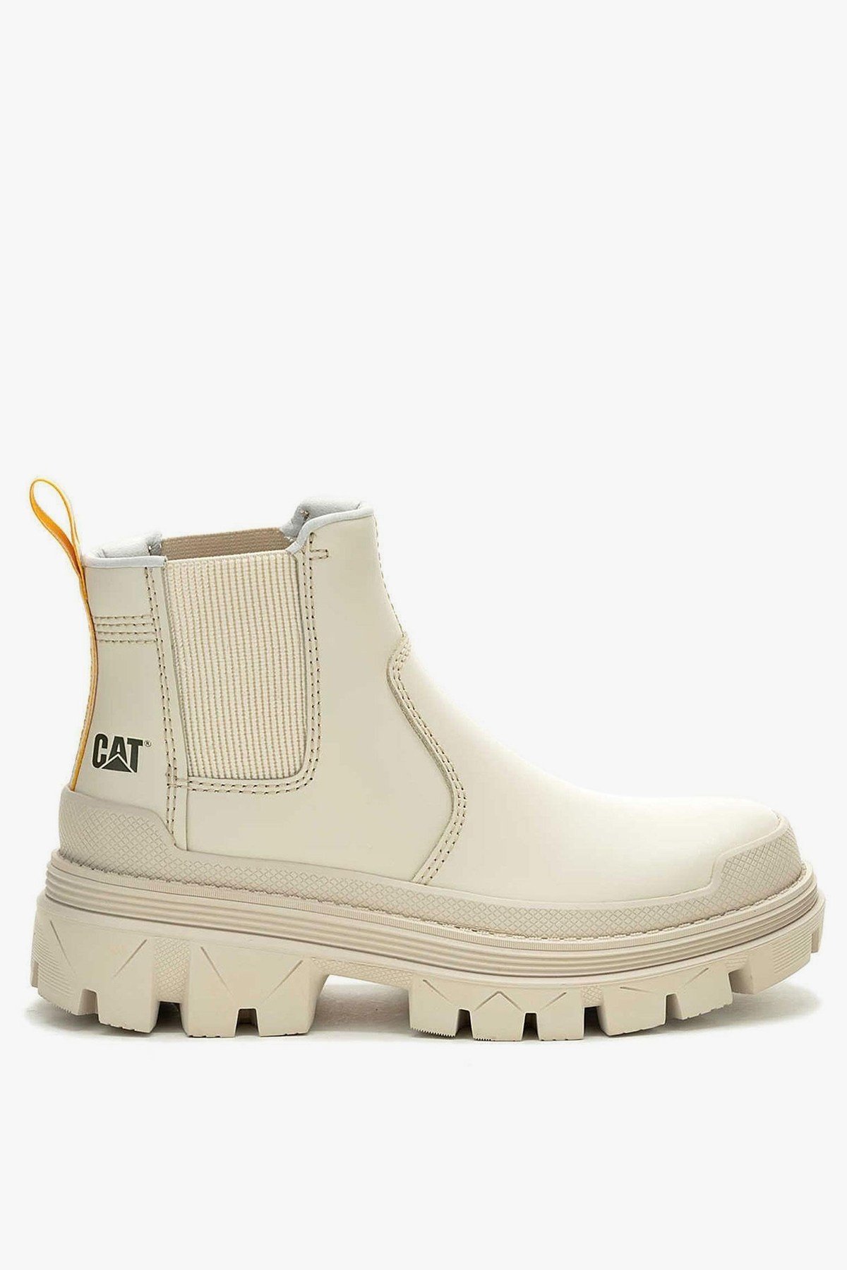 Cat Kadın Bot Caterpillar Hardwear Chelsea Beyaz Hakiki Deri Kadın Bot satın al