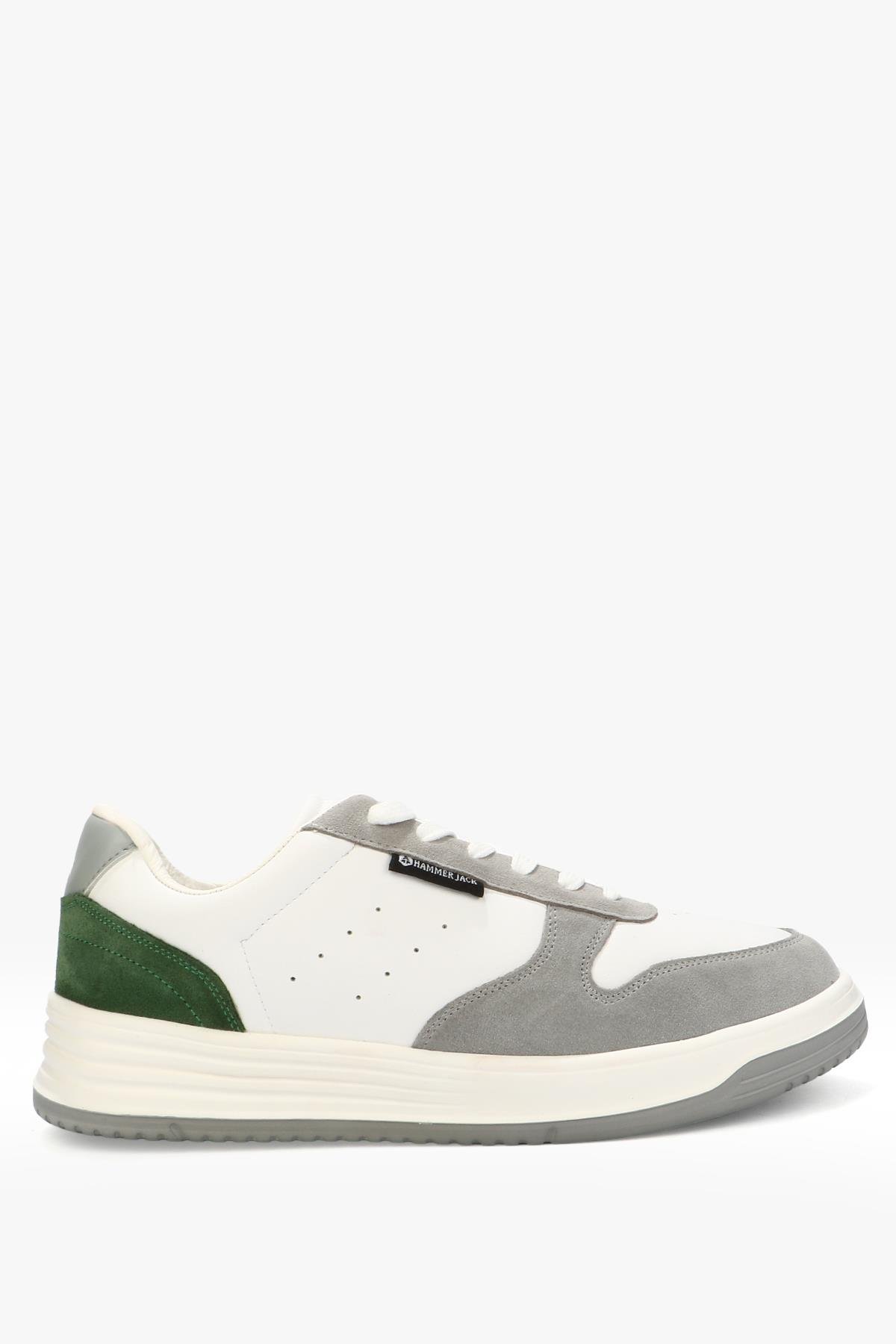 Erkek Günlük Ayakkabı Hammerjack Cluj Beyaz - Yeşil Erkek Günlük Ayakkabı satın al