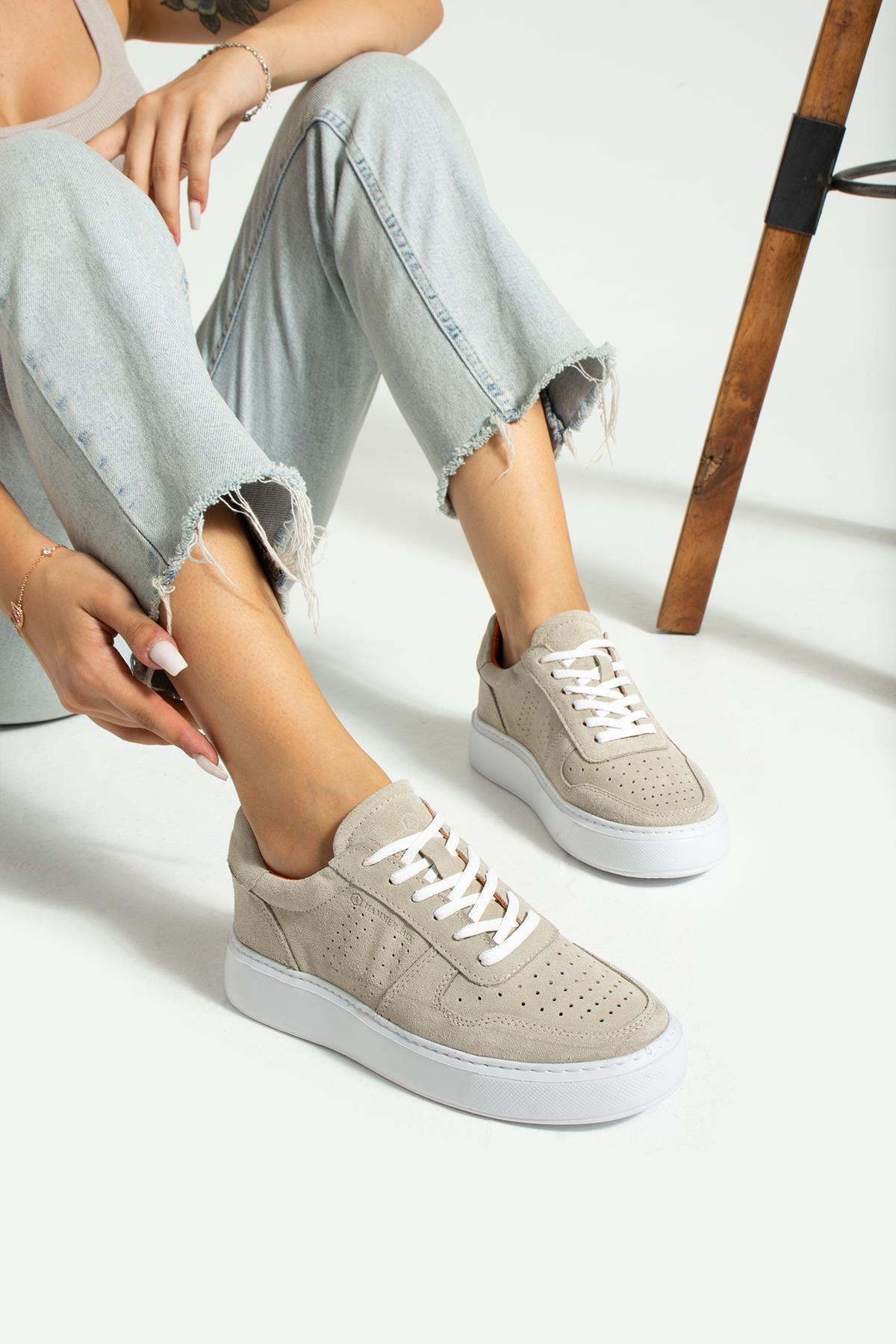 Hammer Jack Bej Kadın Ayakkabı 102 23510-Z | 102 23510-Z-437