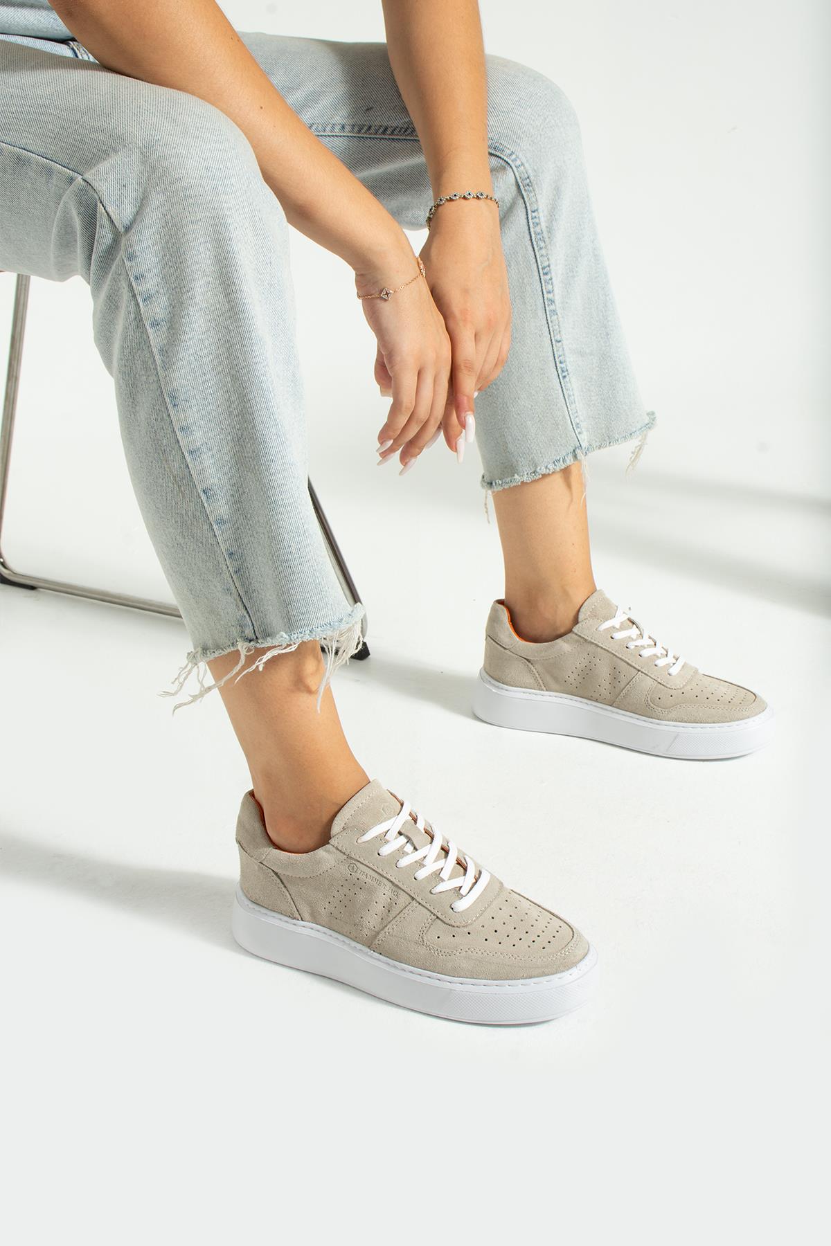 Hammer Jack Bej Kadın Ayakkabı 102 23510-Z | 102 23510-Z-437