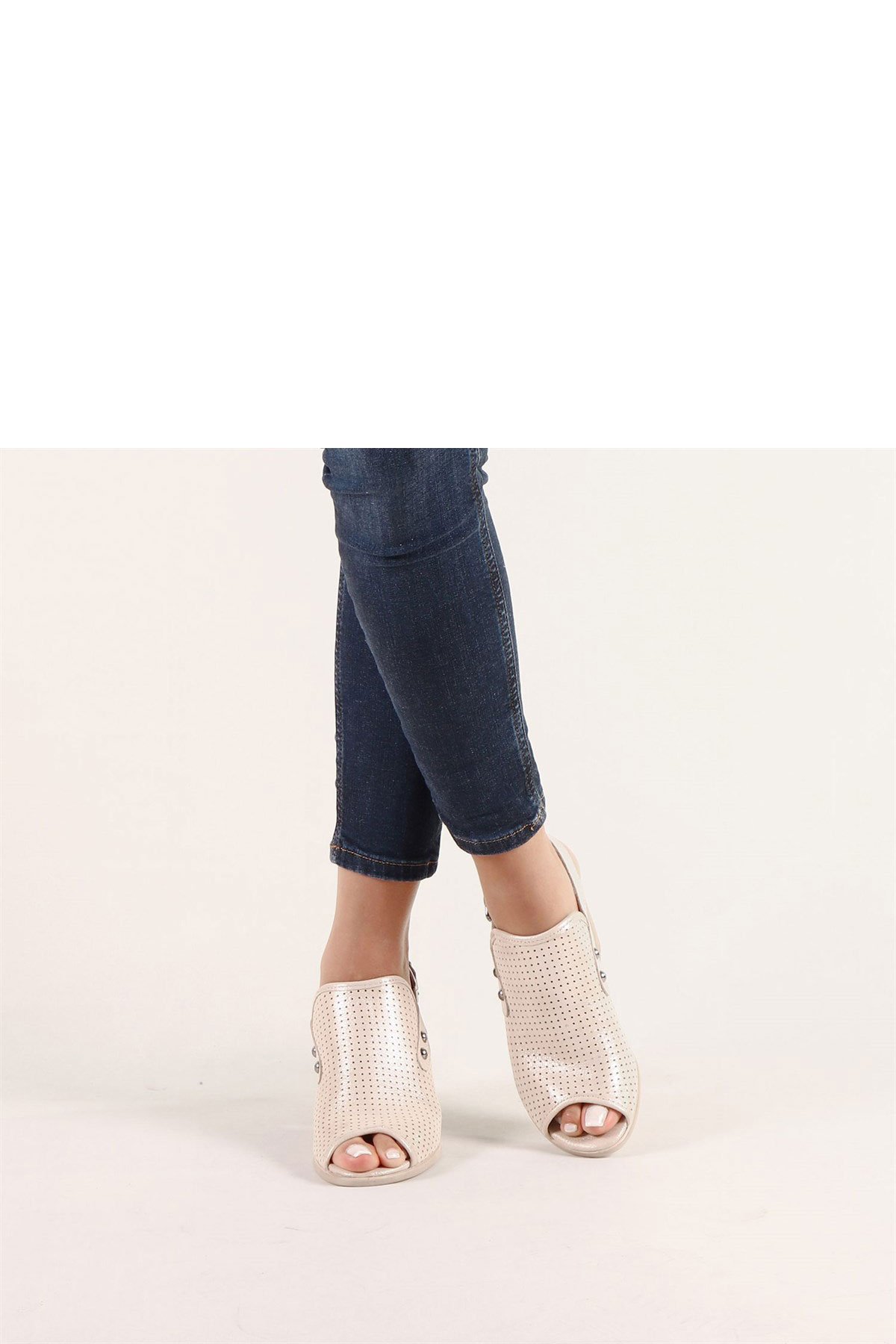 Hammer Jack Bej Kadın Terlik / Sandalet 309 52-Z