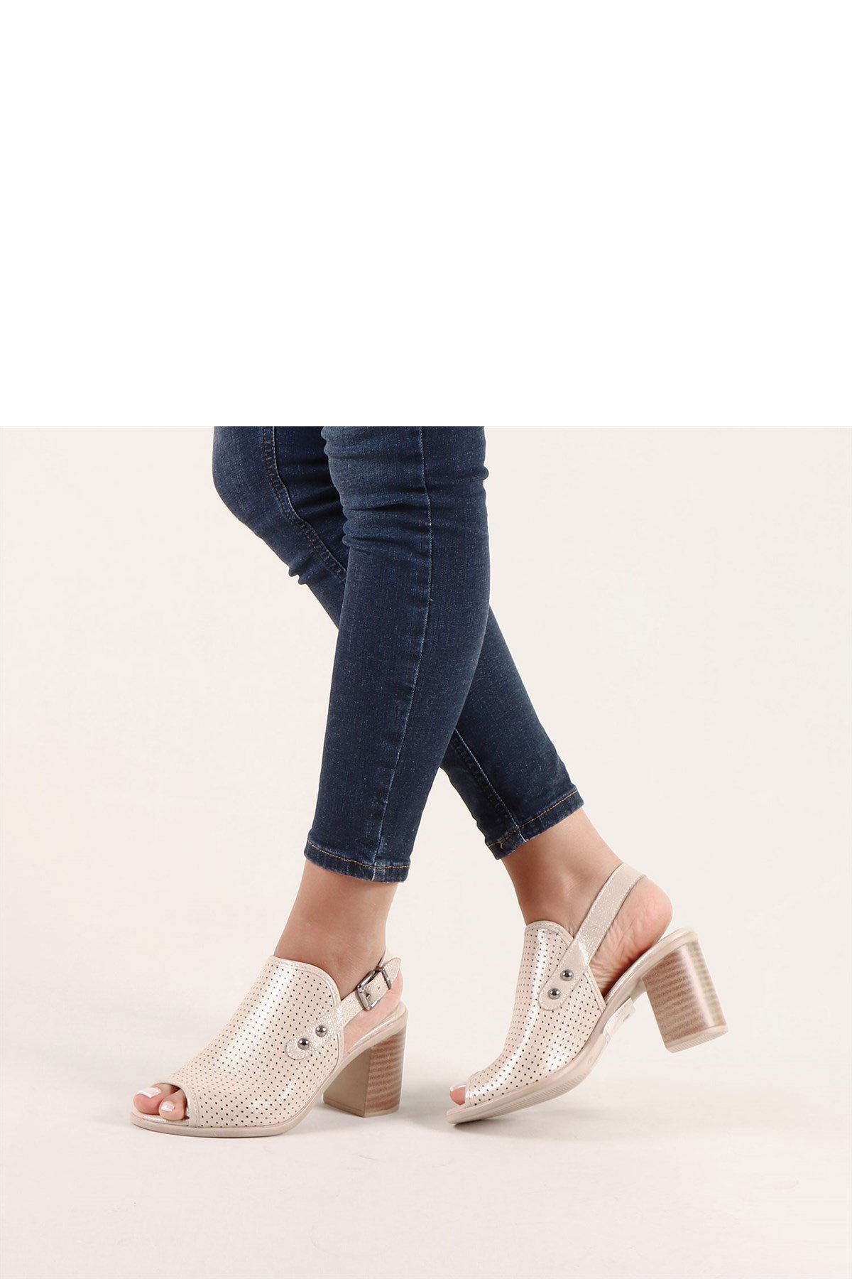 Hammer Jack Bej Kadın Terlik / Sandalet 309 52-Z