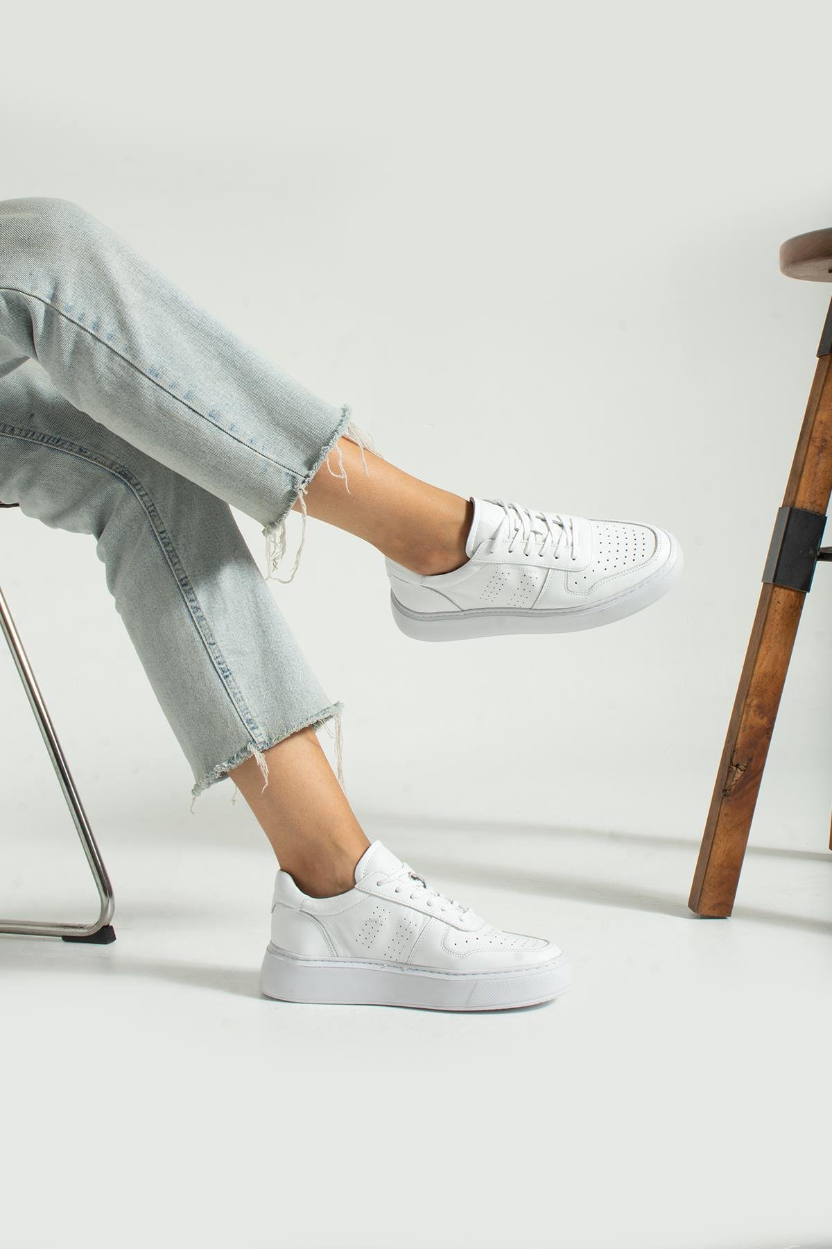 Hammer Jack Beyaz Kadın Ayakkabı 102 23510-Z | 102 23510-Z-836