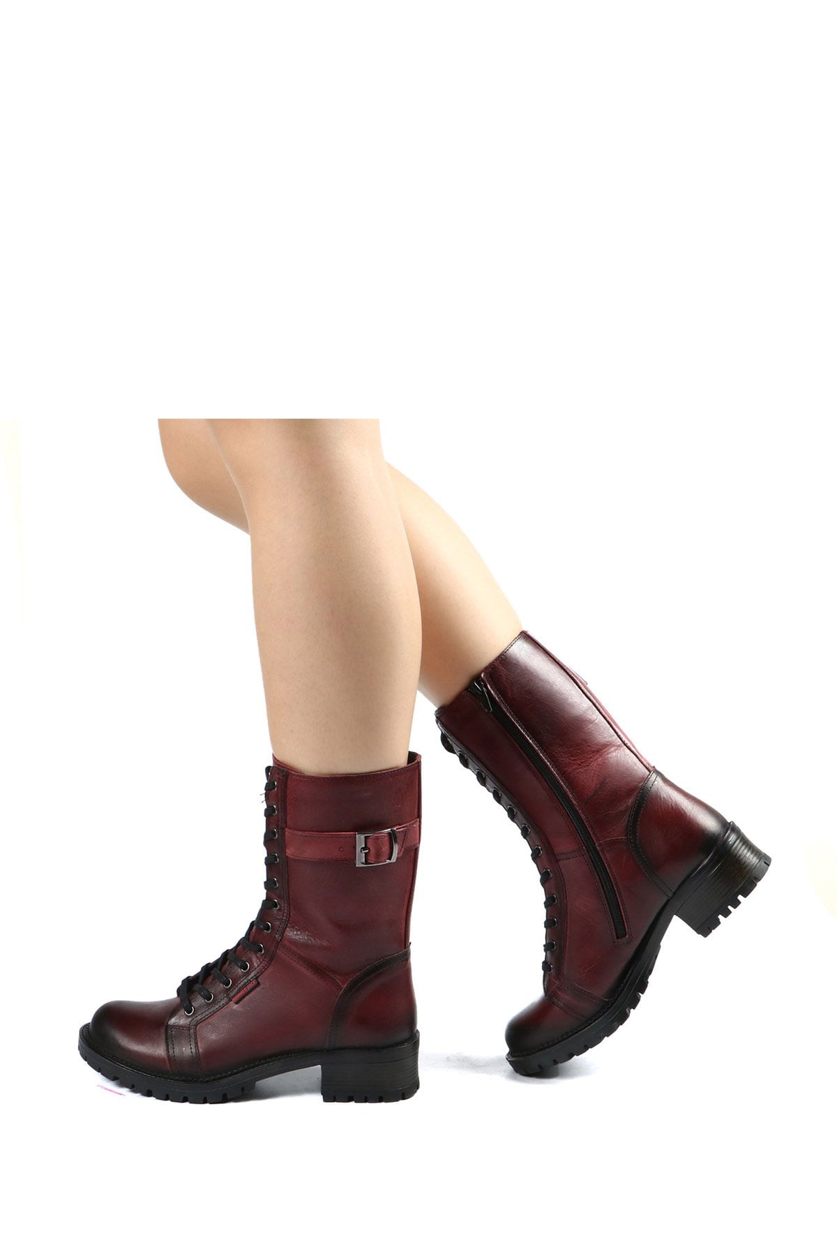 Hammer Jack Bordo Rock Kadın Bot 102 17915-Z