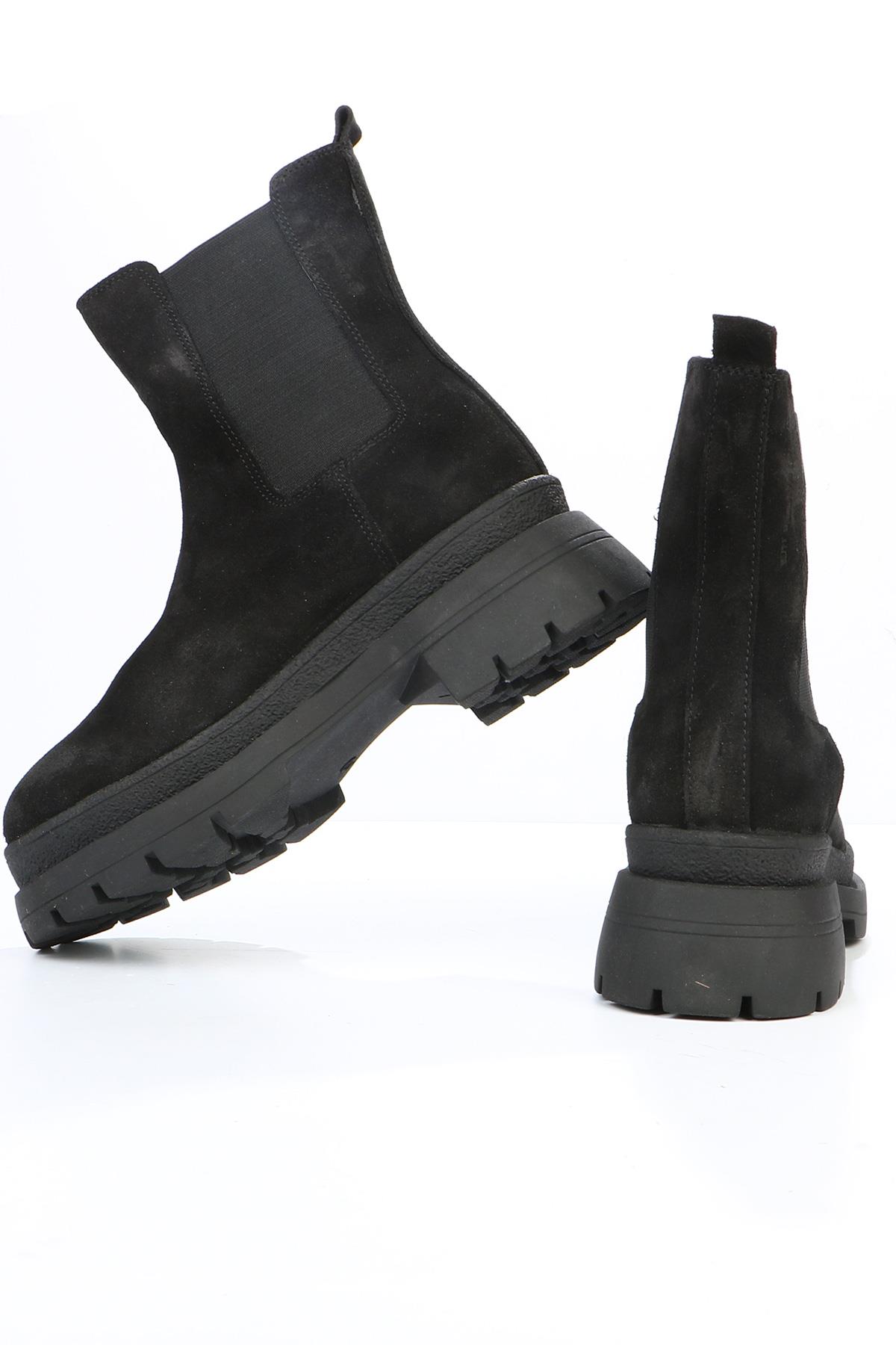 Hammer Jack Cristina Siyah Hakiki Deri Haki Outdoor Kadın Bot | 102 23925-Z-16