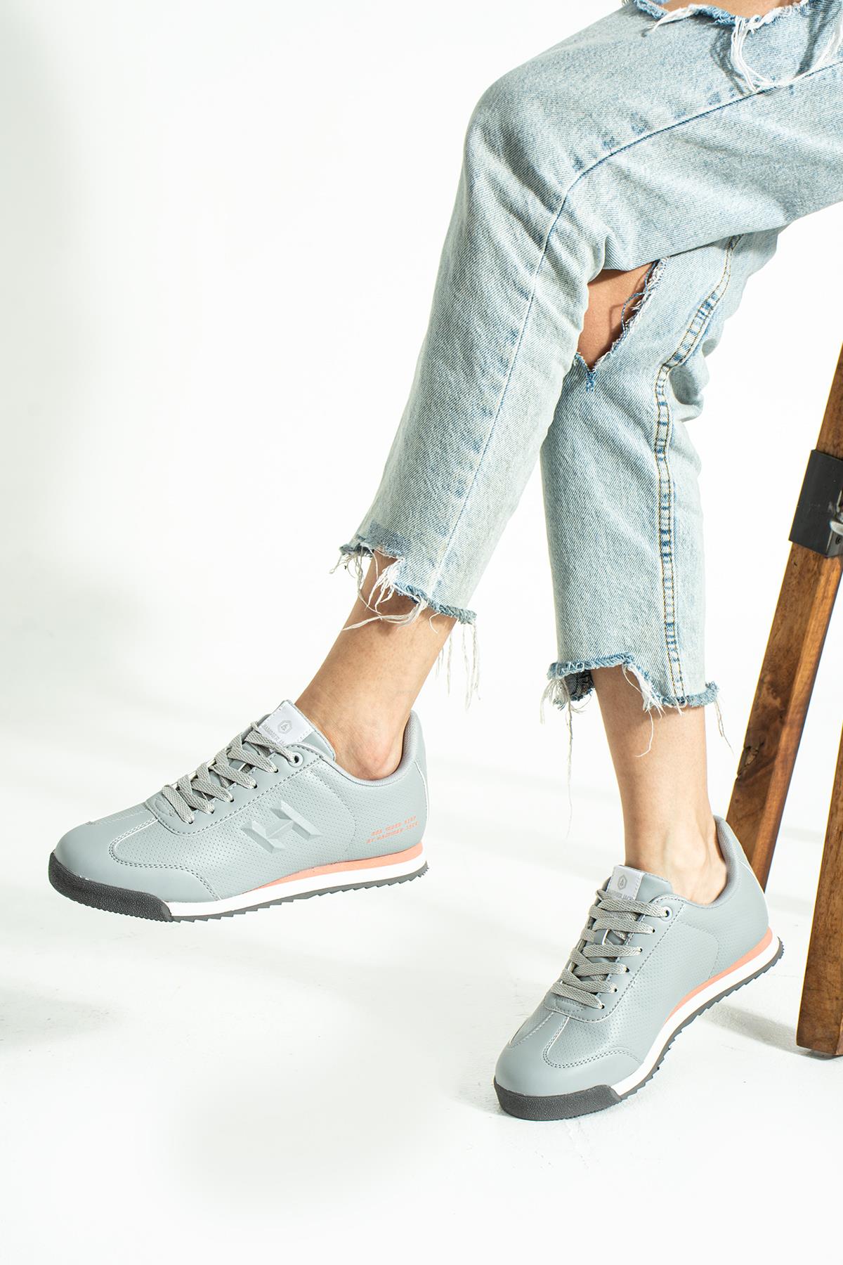 Hammer Jack Gri Kadın Ayakkabı 101 21540-G | 101 21540-G-11924