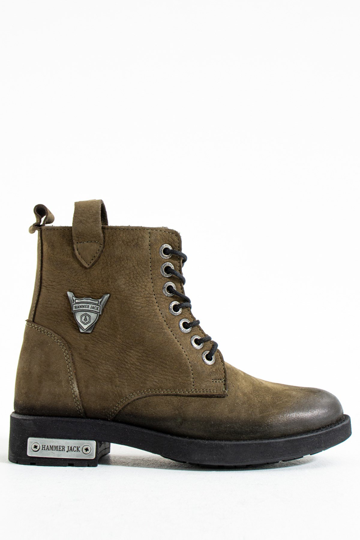Hammer Jack Haki Yıkama Nubuk Kadın Bot 102 15200-G | 102 15200-G-5790