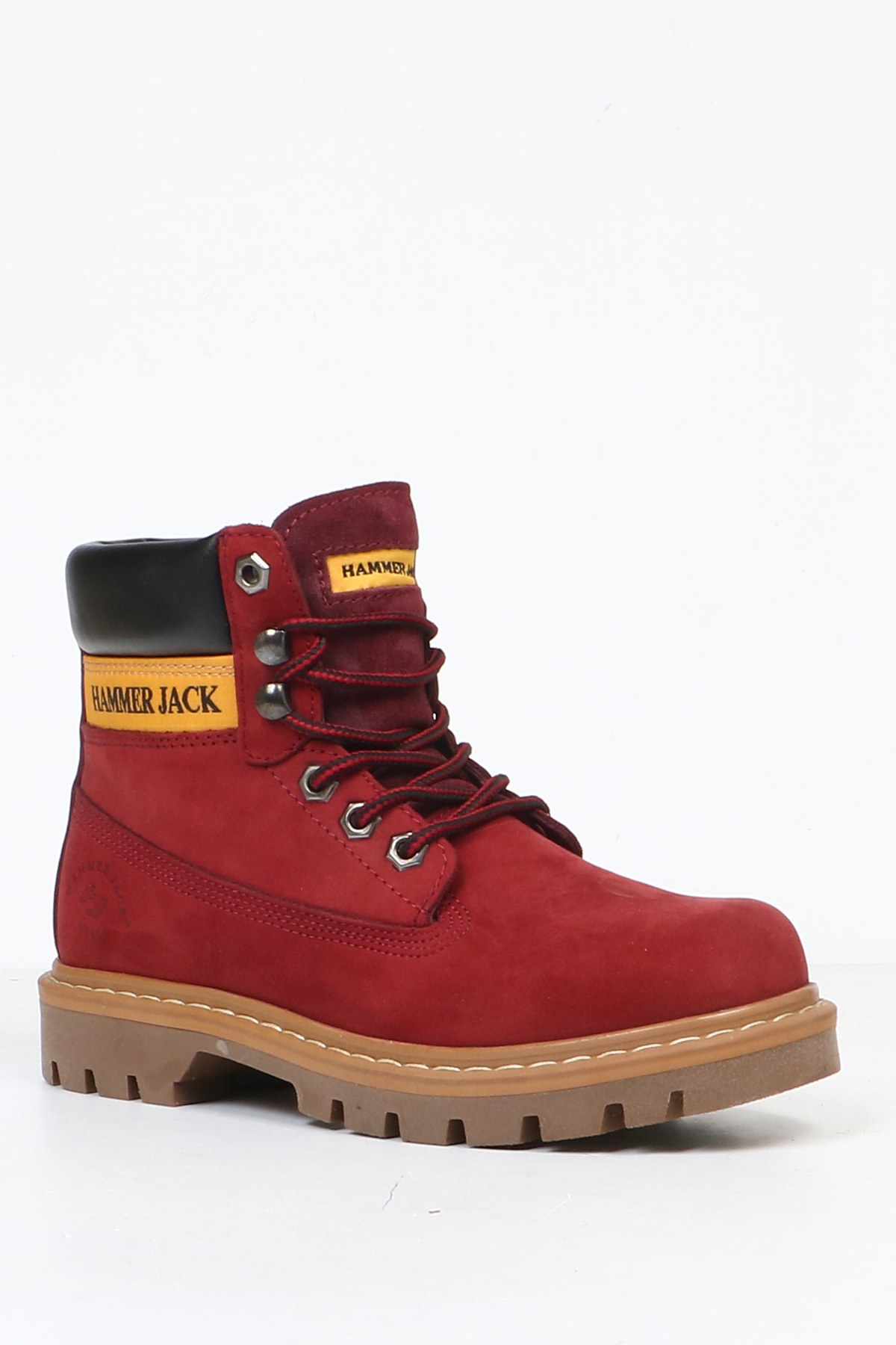 Hammer Jack Hakiki Deri Bordo Nubuk Kadın Bot | 102 16600-G-3745