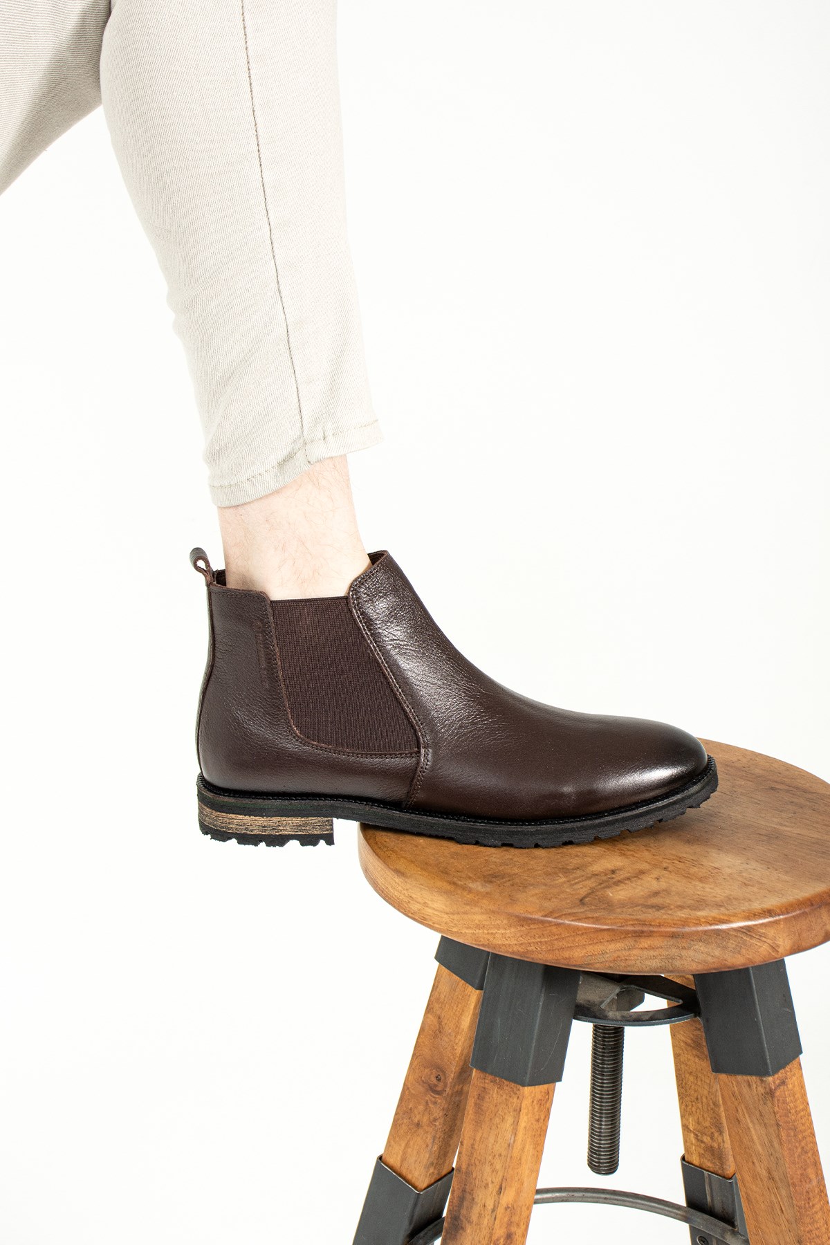 Hammer Jack Hakiki Deri Kahve Nıce Erkek Bot  | 102 17725-M-5593