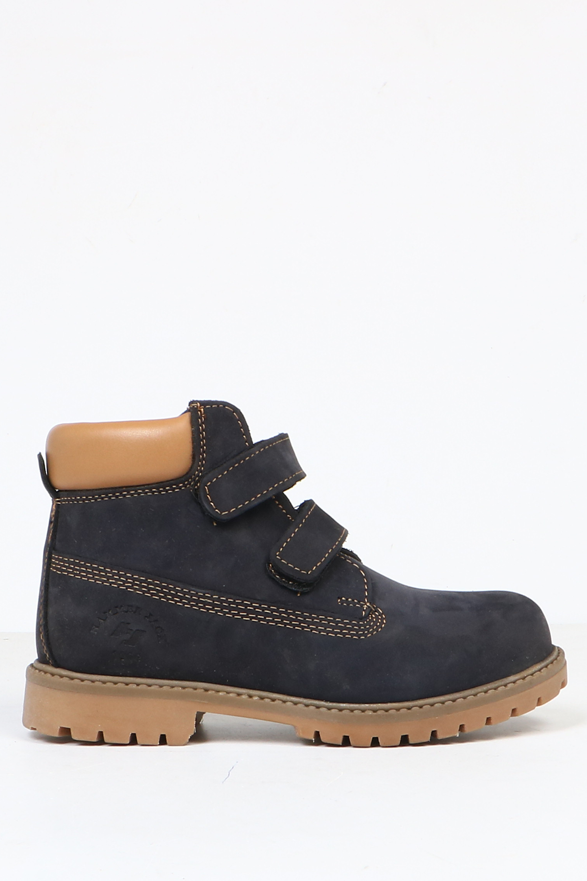 Hammer Jack Hakiki Deri Lacivert Nubuk(Taba) Çocuk Unisex Bot  | 101 1101-F-3691