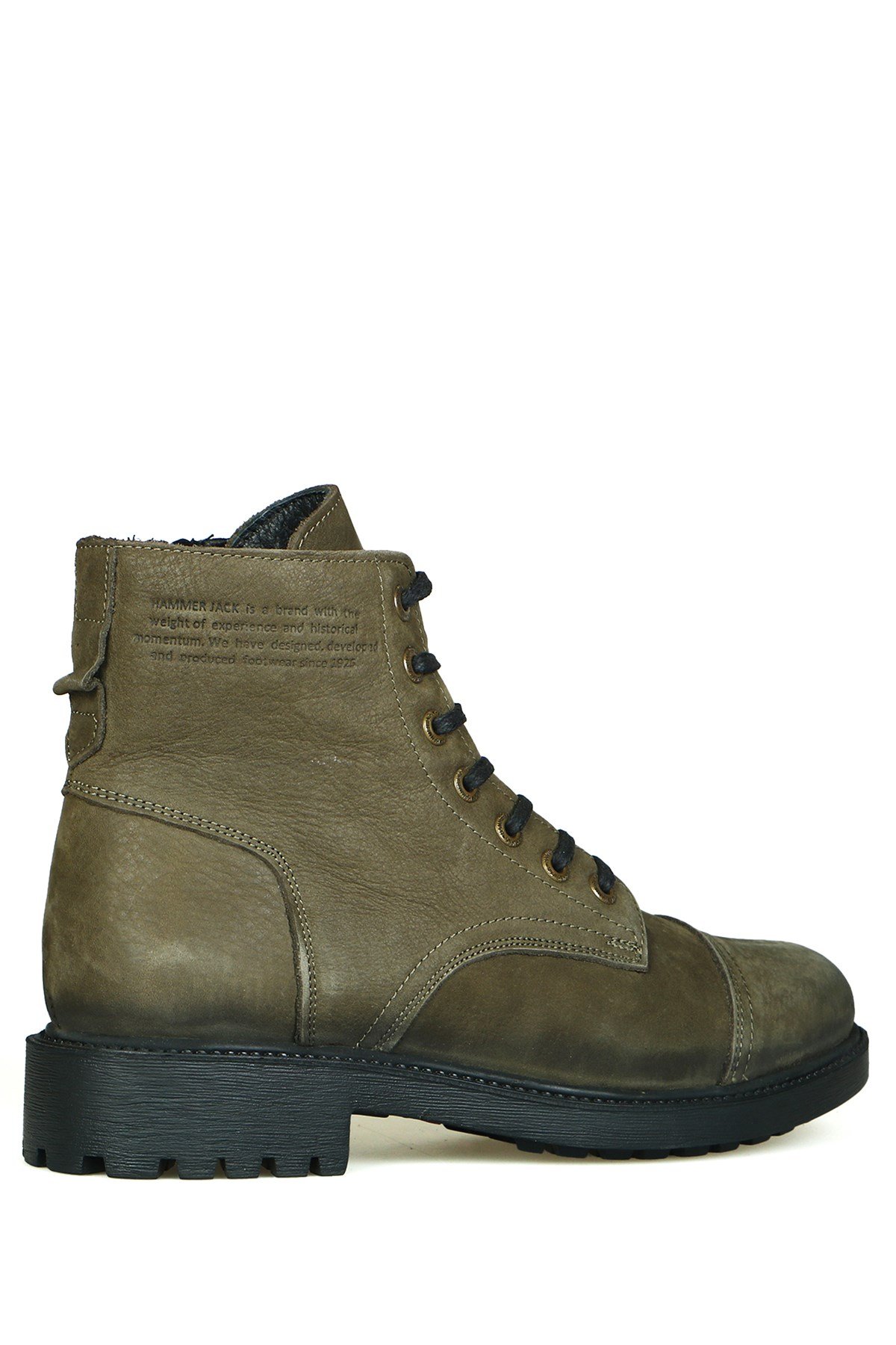 Hammer Jack Hakiki Deri Olive Dock Step Erkek Bot | 102 18350-M-5606