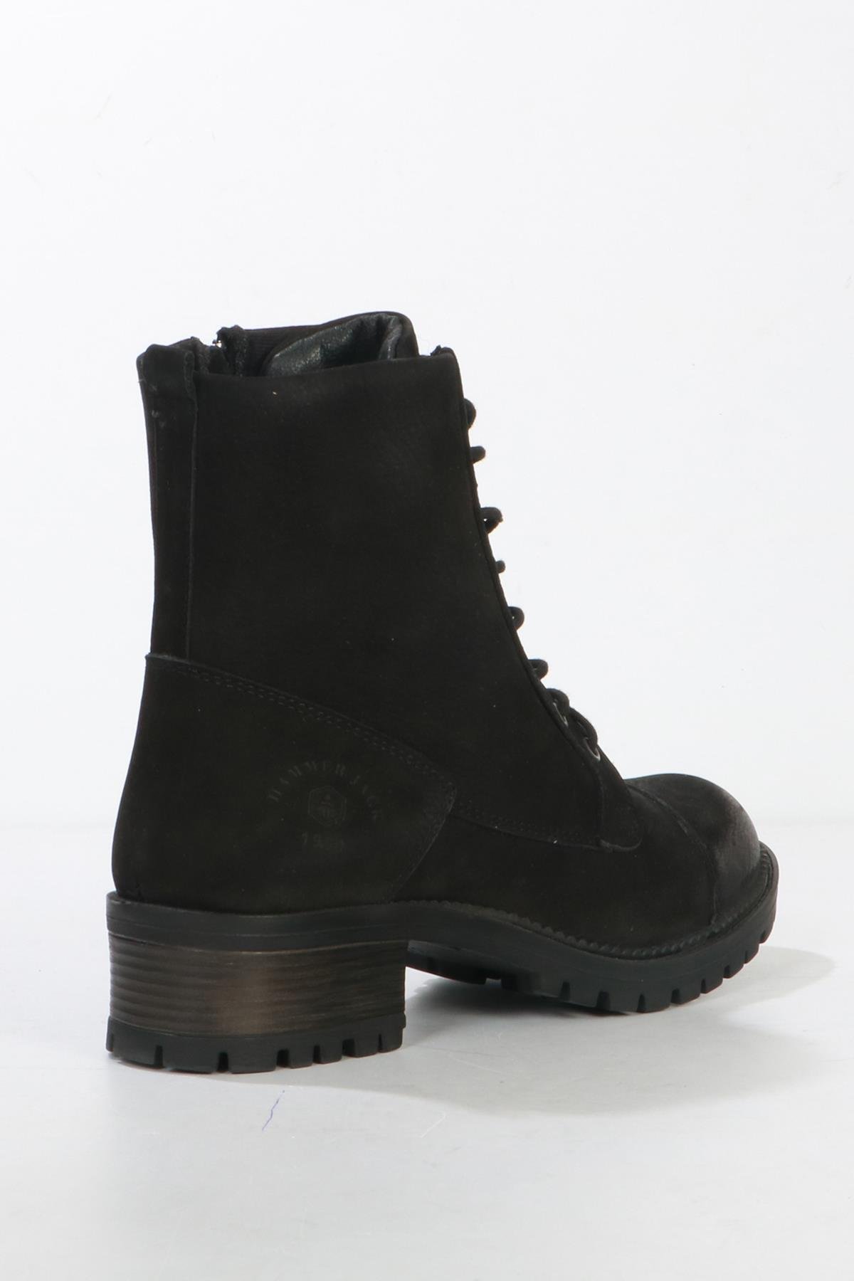 Hammer Jack Hakiki Deri Siyah Boot Kadın Bot | 102 15815-Z-5573