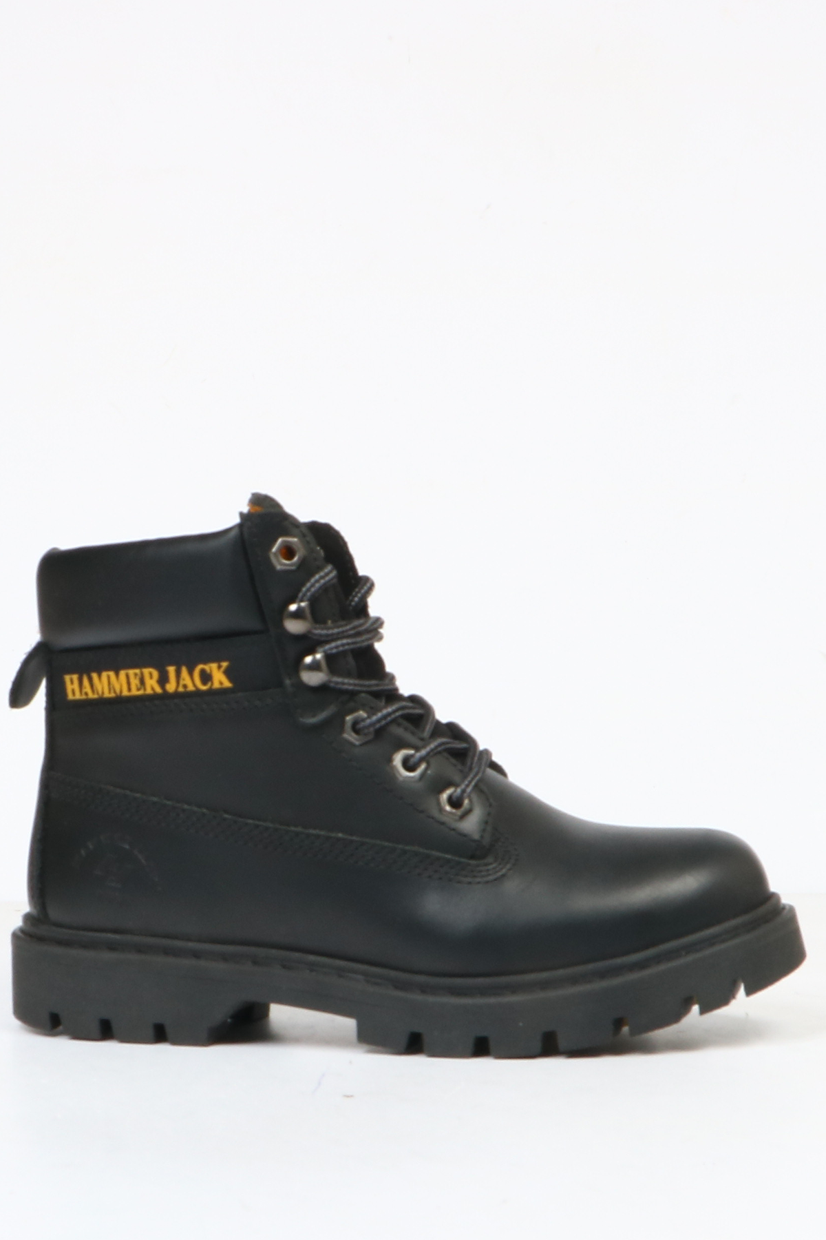 Hammer Jack Hakiki Deri Siyah Full-Up Kadın Bot | 102 16600-G-2