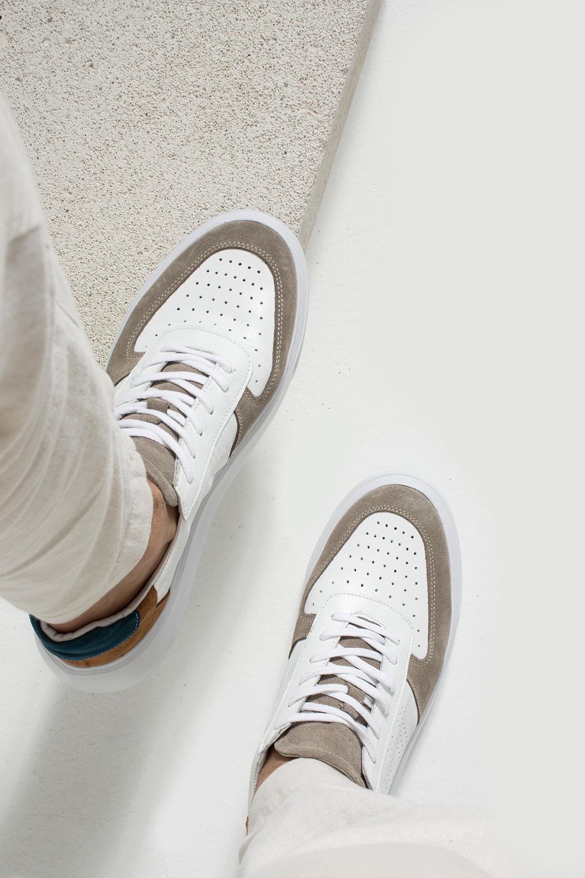 Hammer Jack Hakiki Deri Twent Beyaz Erkek Ayakkabı 102 23215-M | 102 23215-M-2022