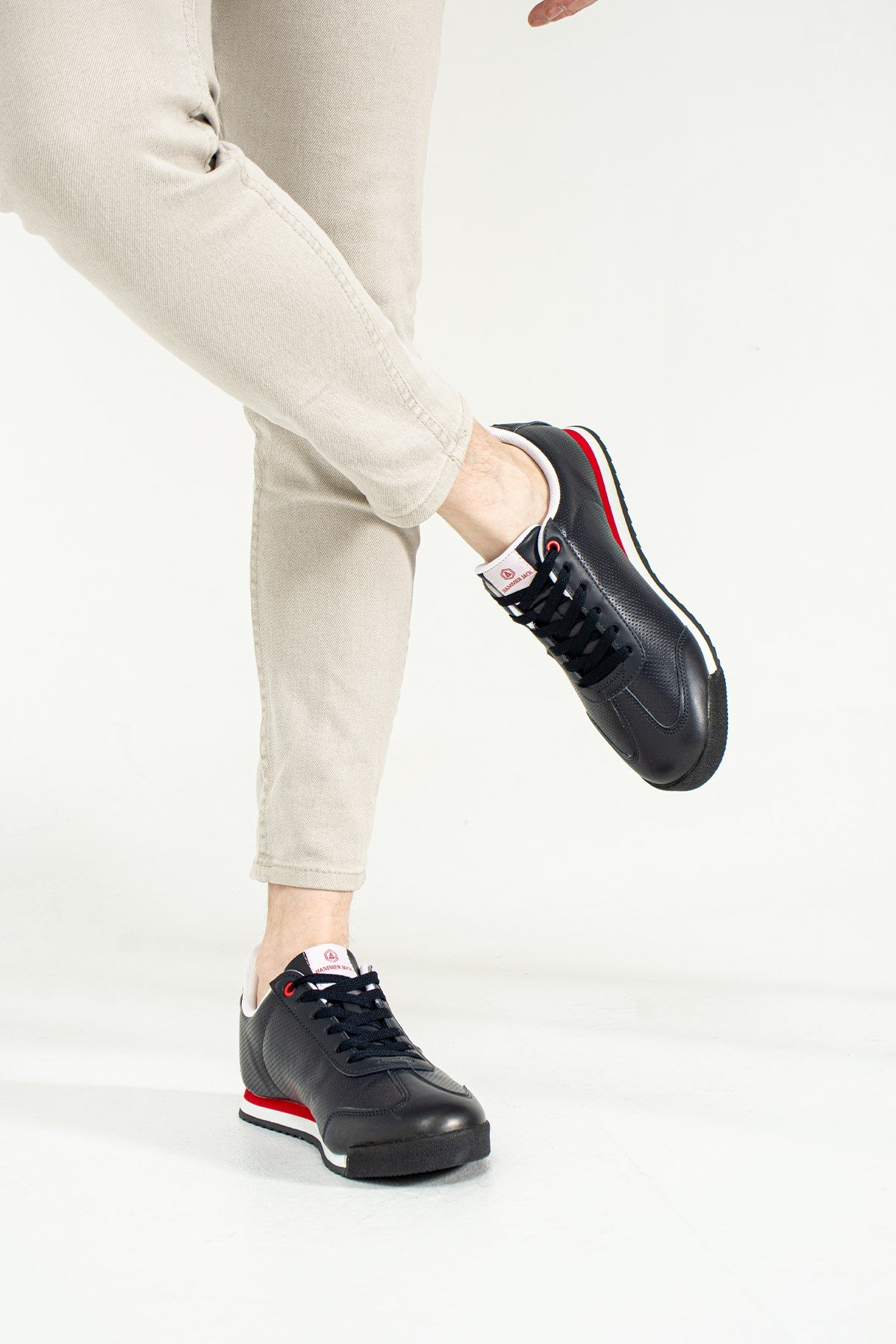 Hammer Jack Lacivert Kırmızı Erkek Ayakkabı 101 21540-M | 101 21540-M-5027