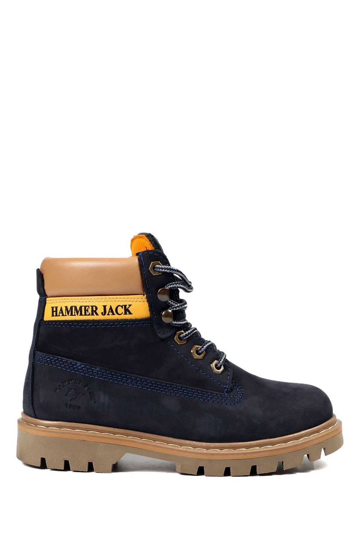 Hammer Jack Lacivert Nubuk Kadın Bot 102 16600-G