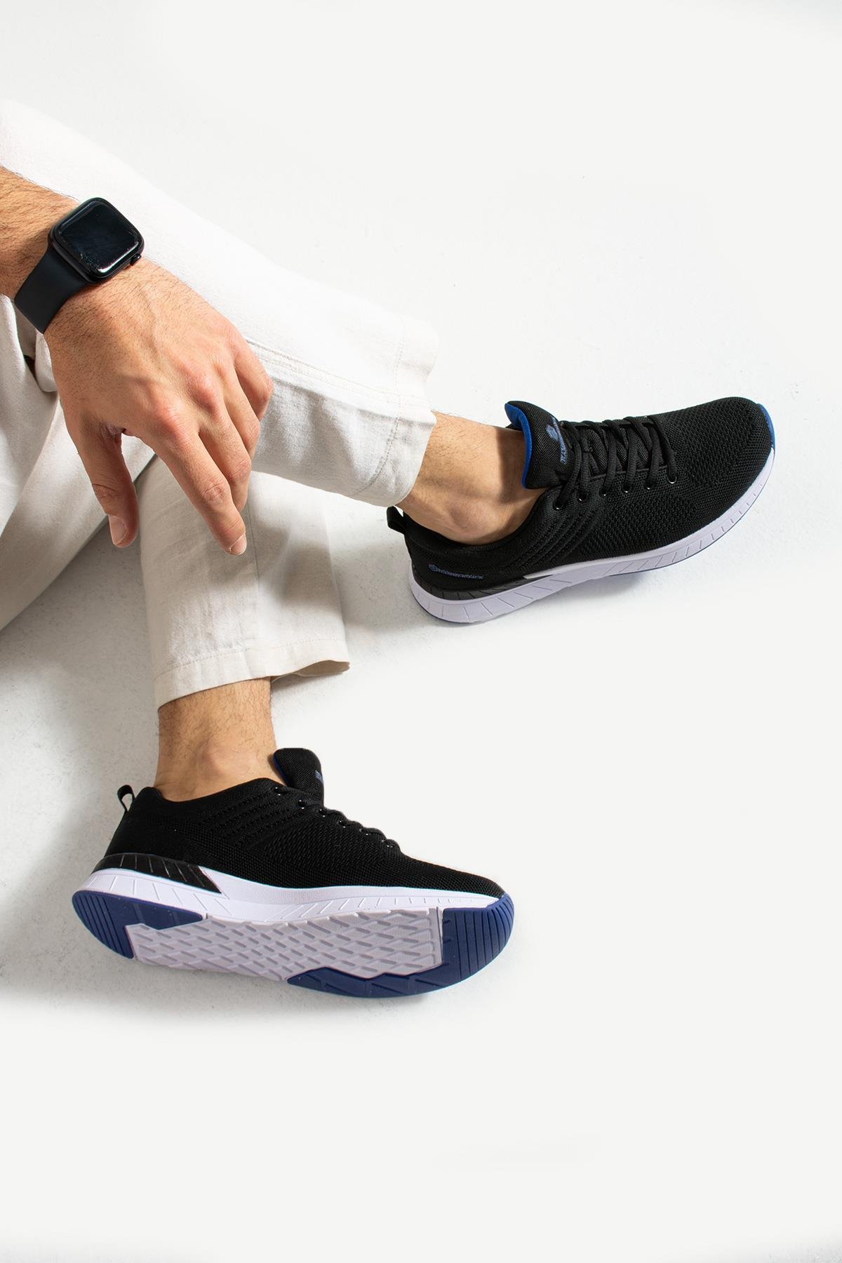 Hammer Jack Manaus Siyah Saks Mavi Outdoor Erkek Spor Ayakkabı  | 101 21200-M-11427