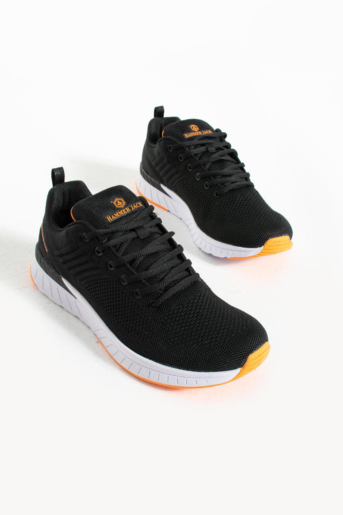 Hammer Jack Manaus Siyah Turuncu Erkek Spor Ayakkabı  | 101 21200-M-3413