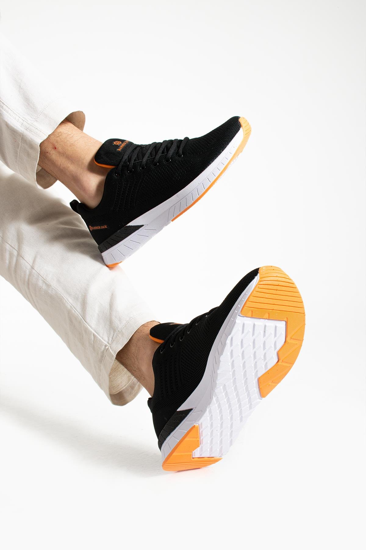 Hammer Jack Manaus Siyah Turuncu Erkek Spor Ayakkabı  | 101 21200-M-3413
