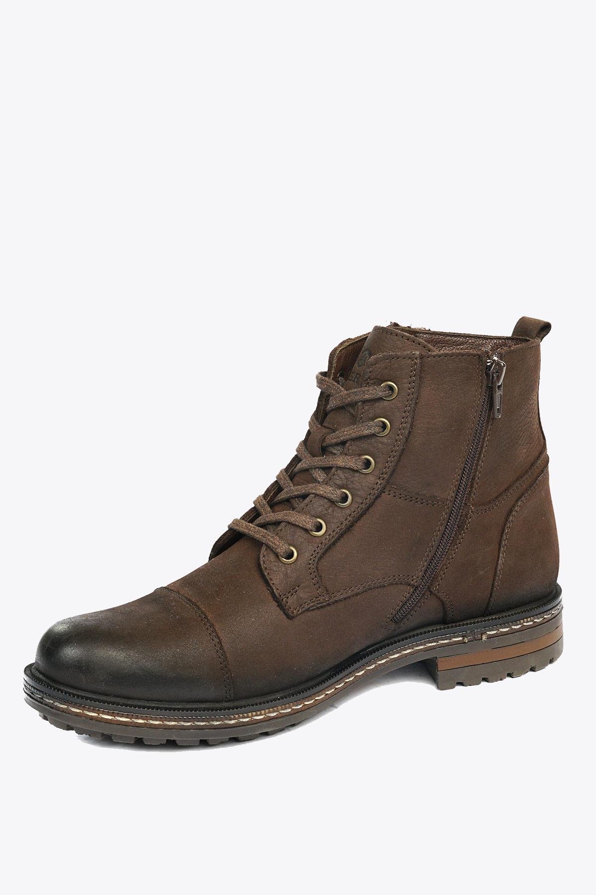 Hammer Jack Merdane Boot Hakiki Deri Kahve Nubuk Outdoor Erkek Bot | 102 17400-M-6