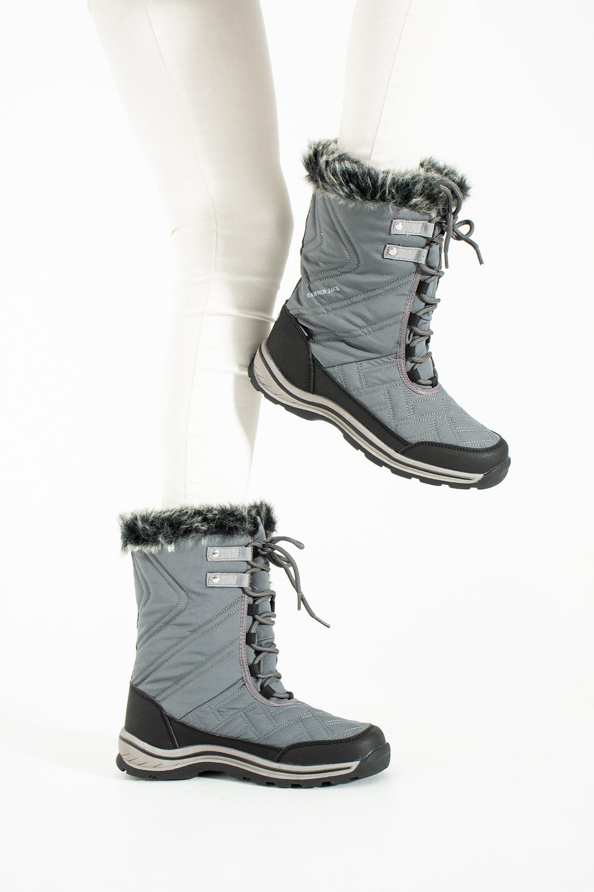 Hammer Jack Outdoor Su Geçirmez Gri Kadın Bot | 101 20109-G-297