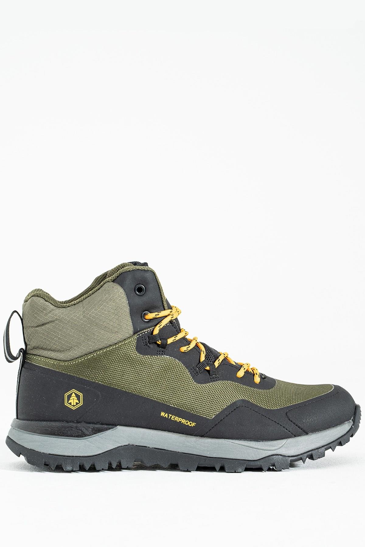 Hammer Jack Outdoor Su Geçirmez Haki Turuncu Erkek Trekking Bot | 101 21656-M-12346