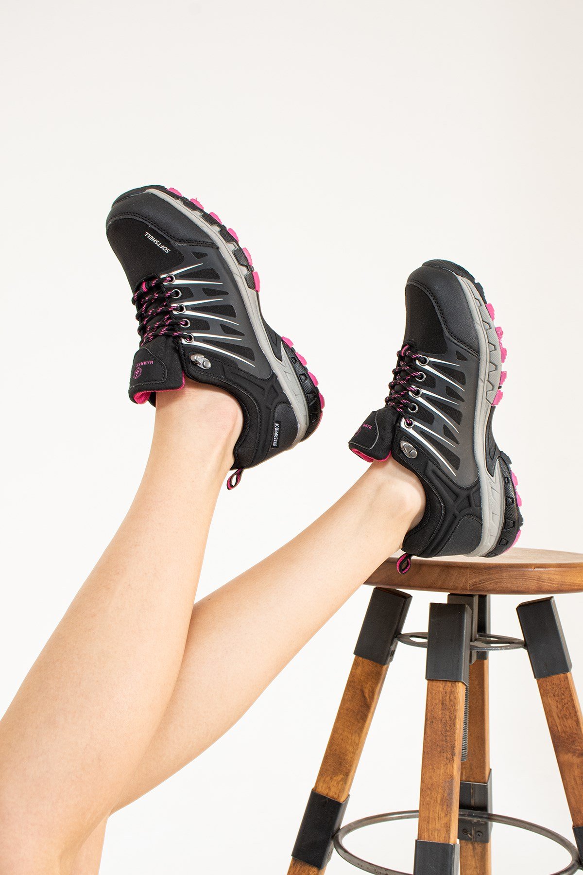 Hammer Jack Outdoor Su Geçirmez Siyah-Fuşya Unisex Ayakkabı  | 102 19905-G-11423